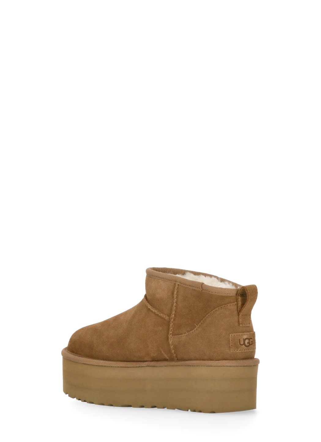 Ugg Classic Ultra Mini Platform Ankle Boots In Brown