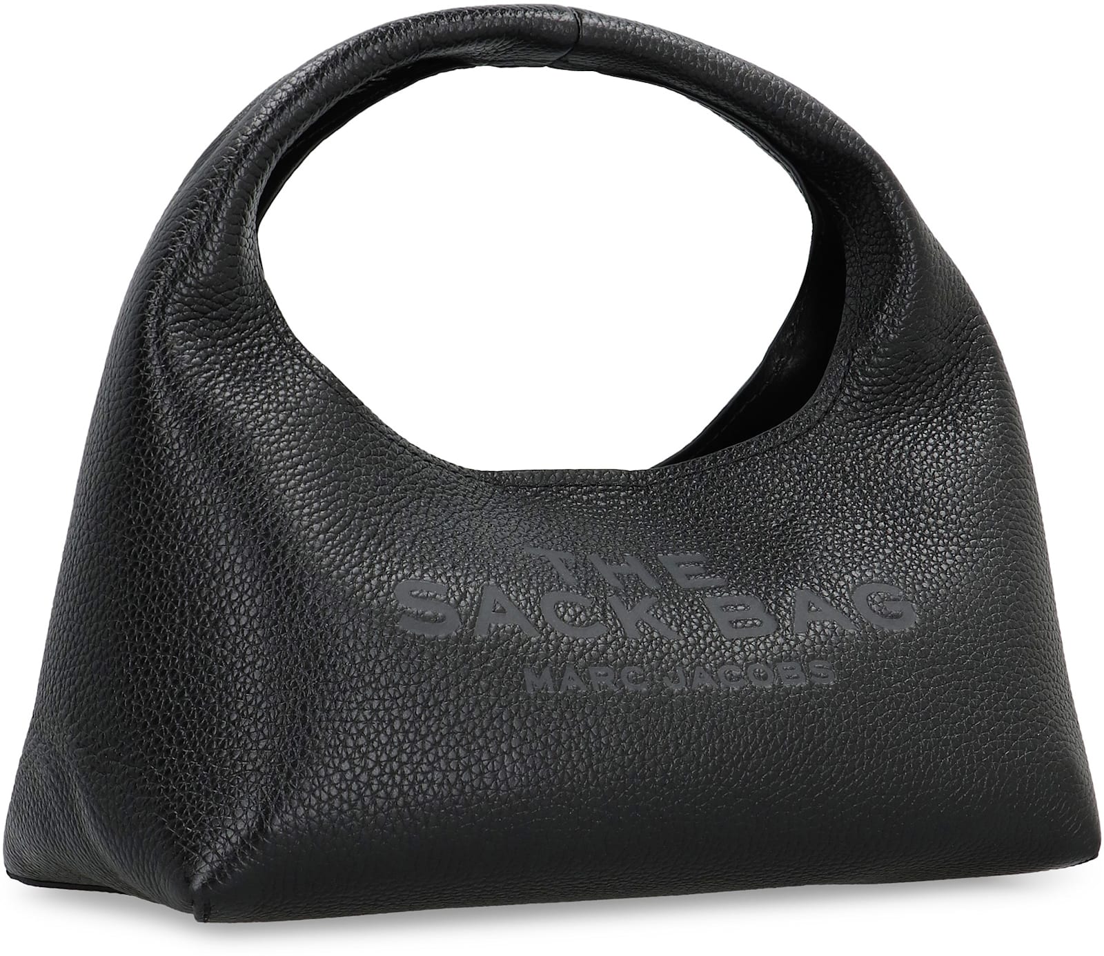 Shop Marc Jacobs The Mini Sack Bag Leather In Black