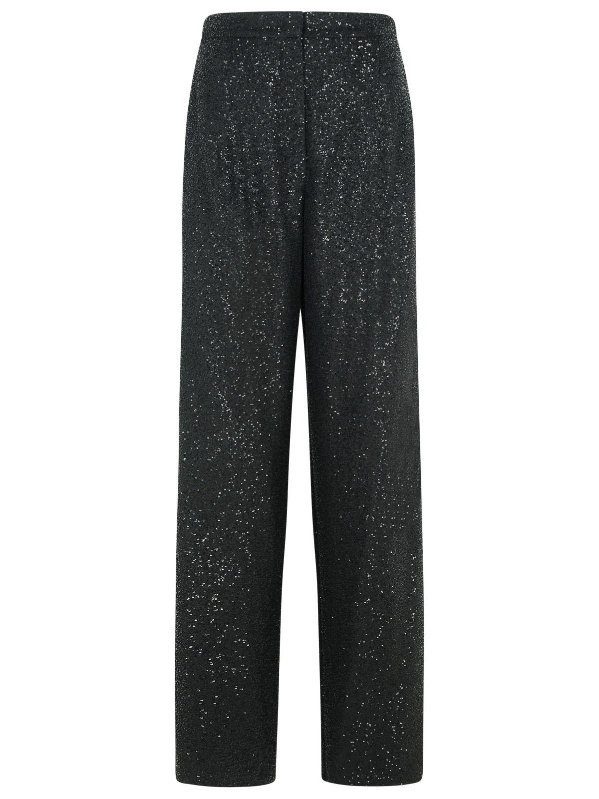 navigli Black Viscose Blend Pants