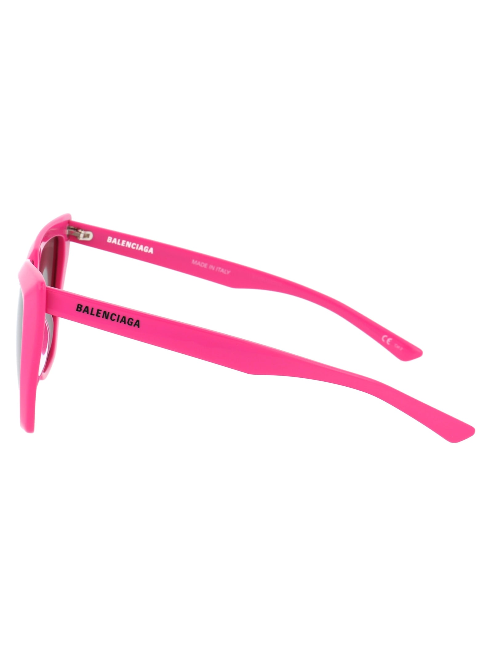 Shop Balenciaga Bb0046s Sunglasses In 005 Fuchsia Fuchsia Brown