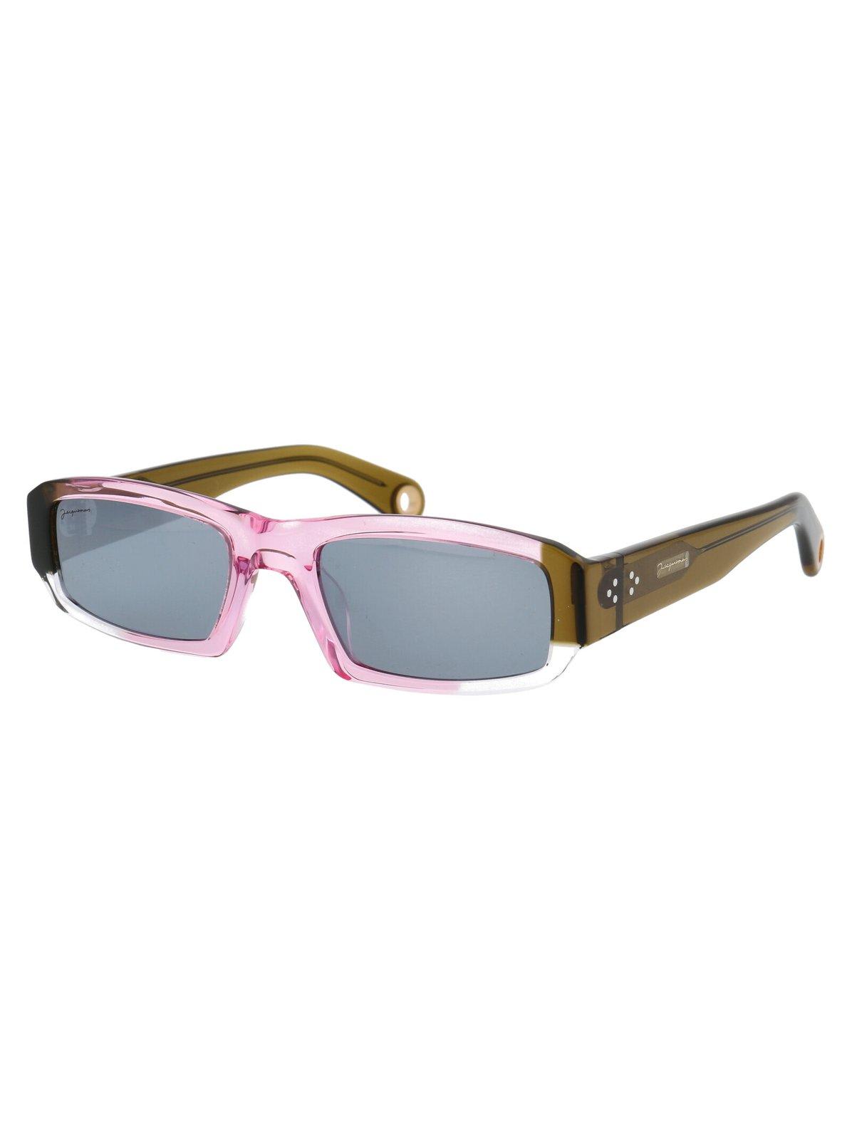 Jacquemus Les Lunettes Altù Acetate Sunglasses In Multi Pink