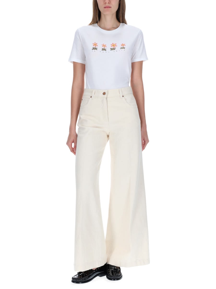 Paul Smith T-shirt With Print In White