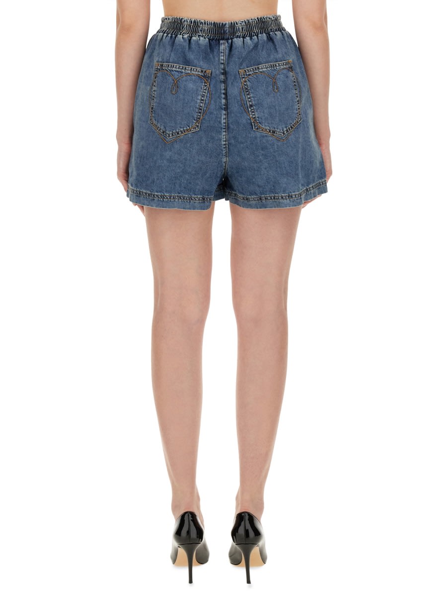 Shop M05ch1n0 Jeans Denim Shorts