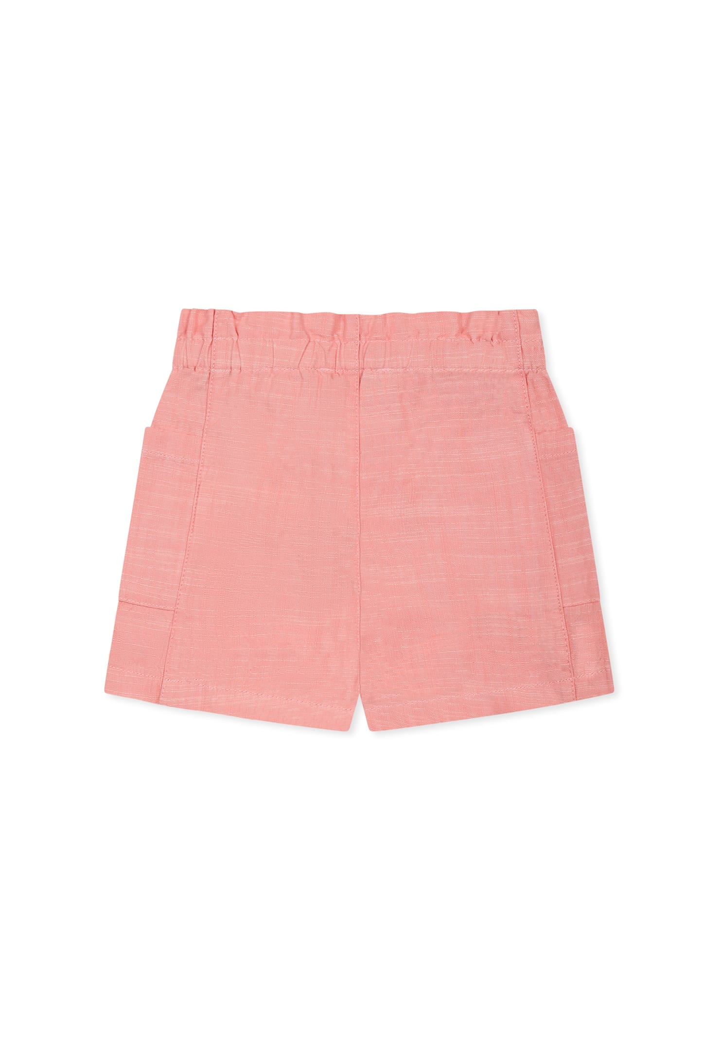 Bonpoint Pink Shorts For Baby Girl With Cherries In Pink
