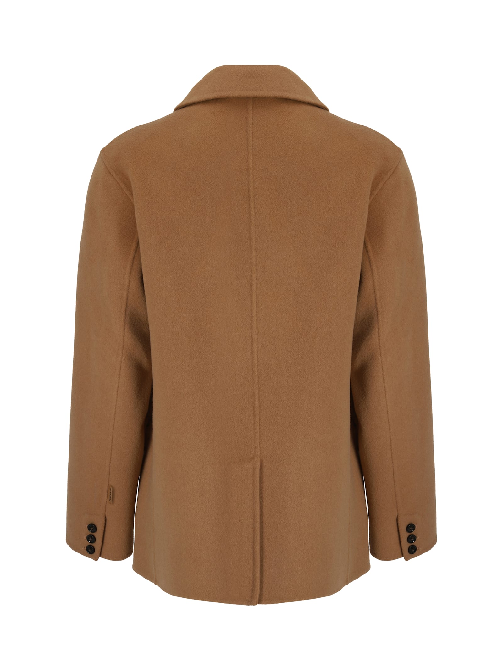 Shop Woolrich Blazer Jacket In Soft Camel