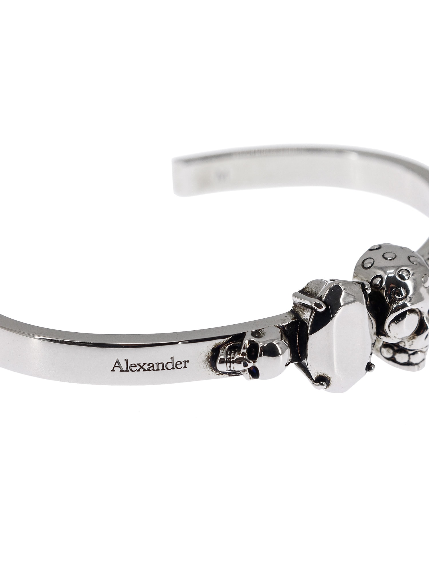 Shop Alexander Mcqueen Bracelet In Silver