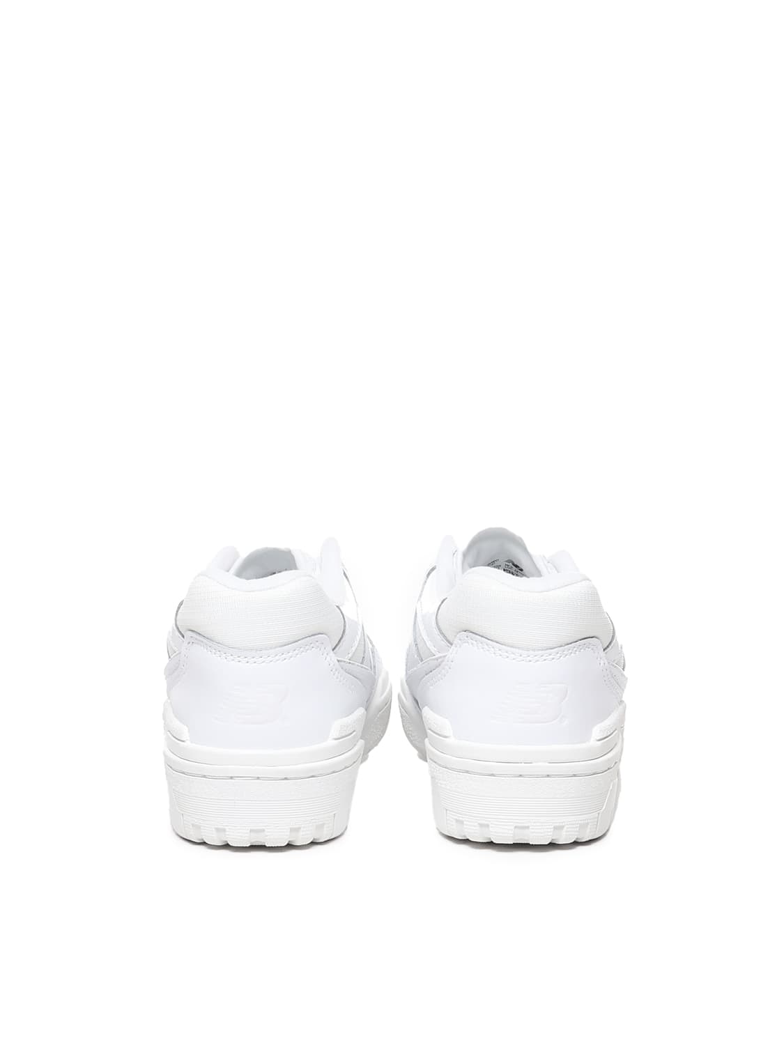 Shop New Balance Sneakers 550 In Calfskin In White