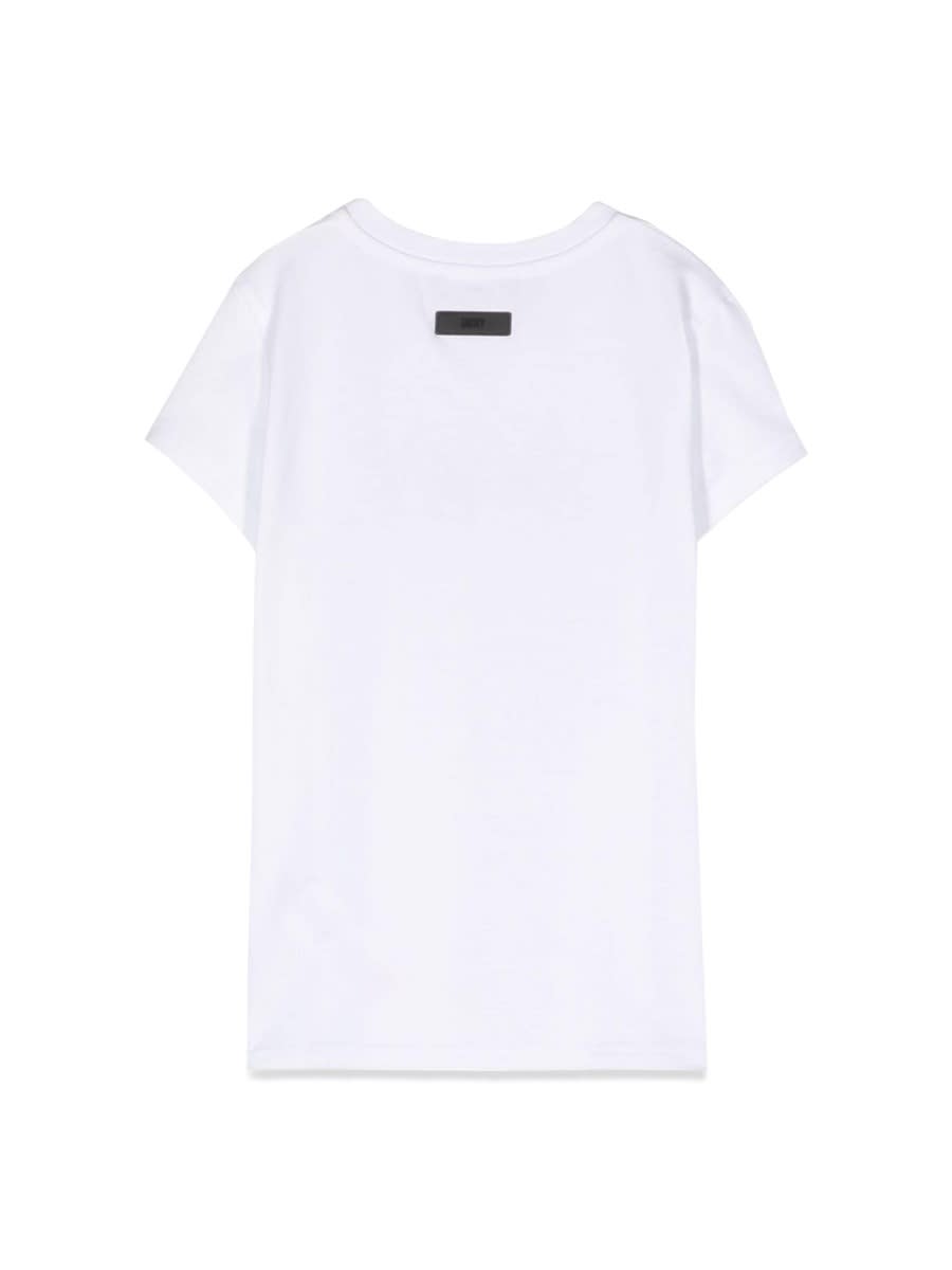 Shop Dkny Mc Logo T-shirt In White