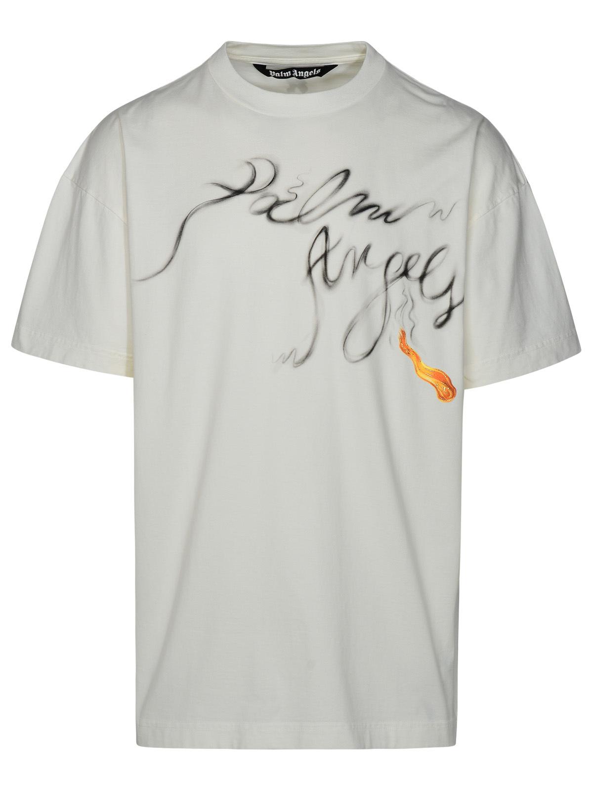 foggy Pa White Cotton T-shirt