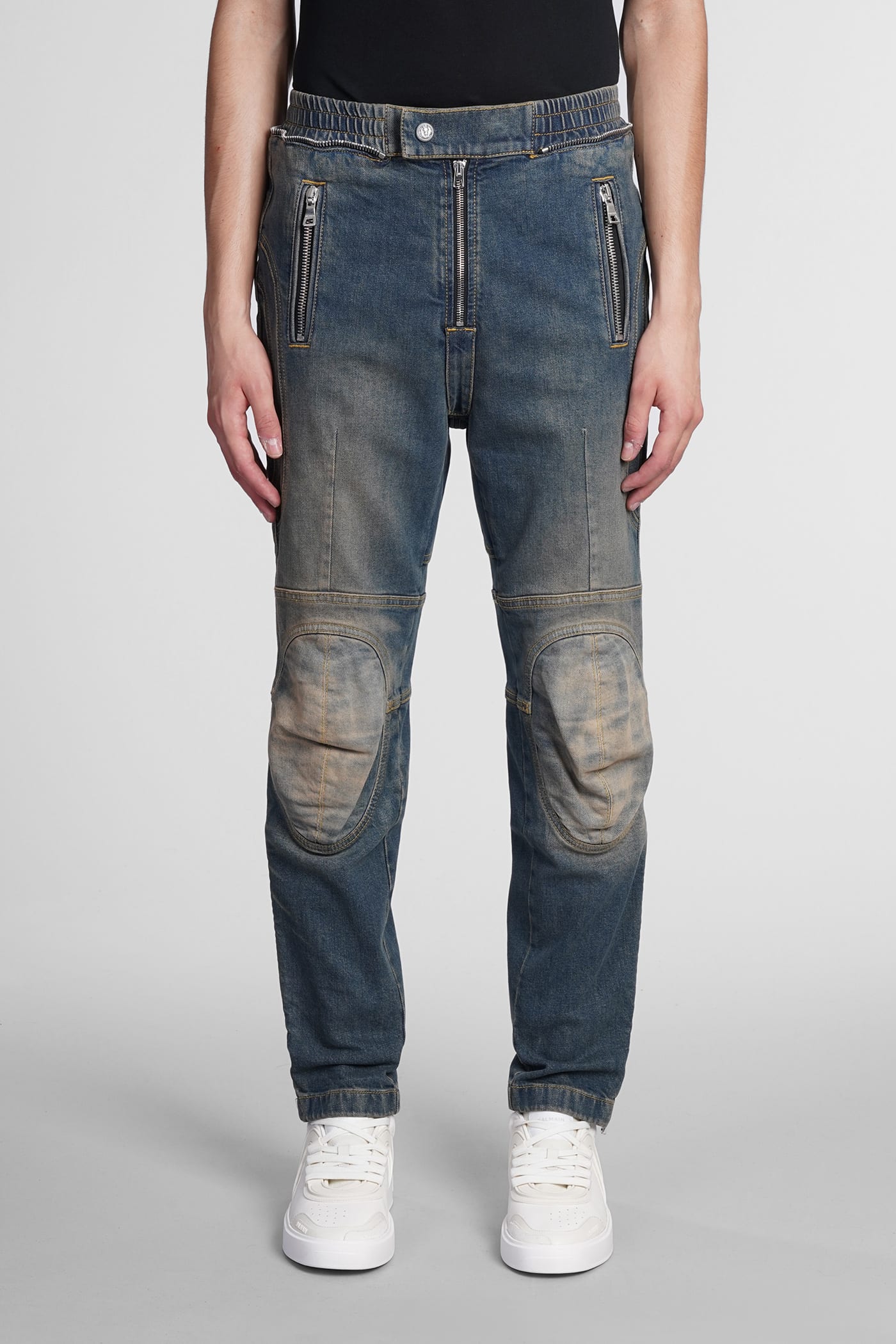 Balmain Jeans In Blue Denim
