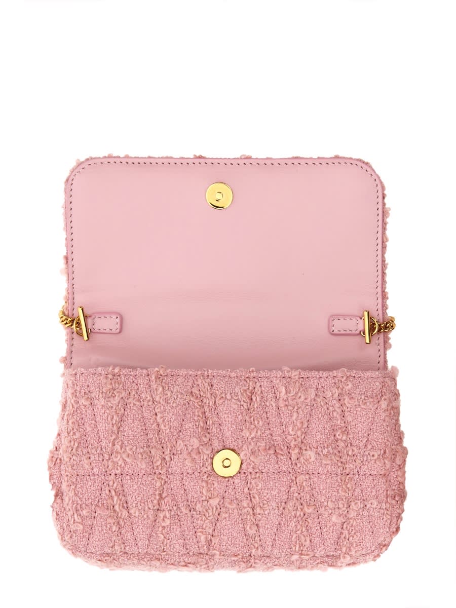 Shop Versace Bag Virtus In Pink