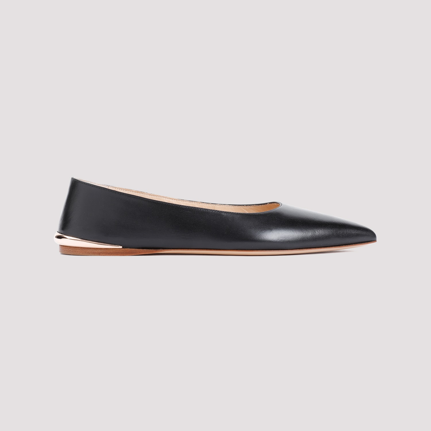 Shop Gabriela Hearst Fleur Ballerinas In Biv Black Ivory