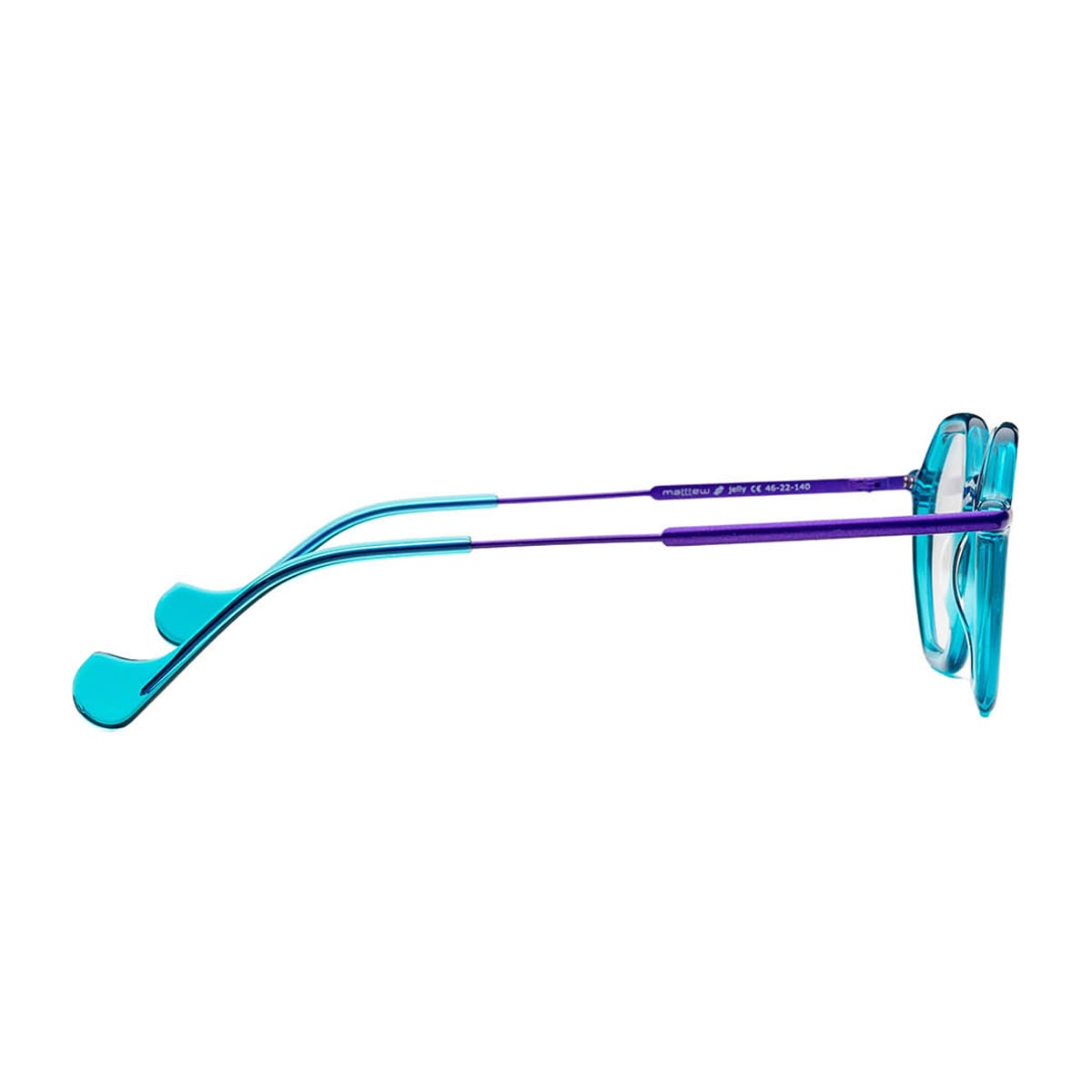 Matttew Jelly 1852 Turchese Viola Glasses In Blue