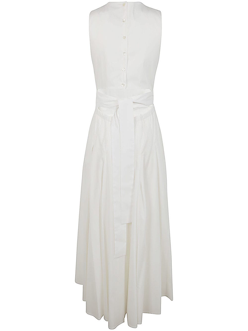 Shop Semicouture Eva Dress In Ivory