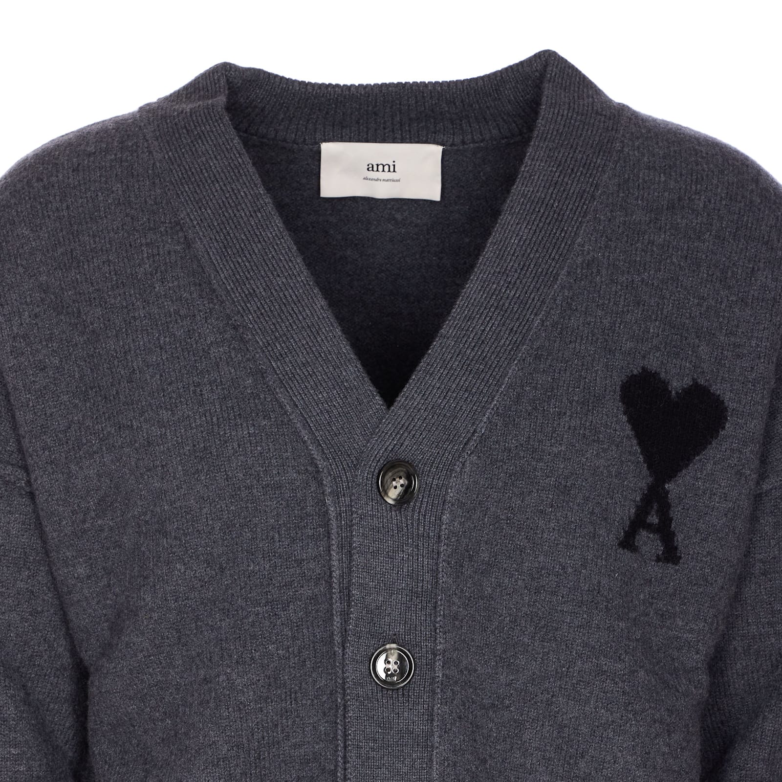 Ami Alexandre Mattiussi Ami De Coeur Sweater In Blue