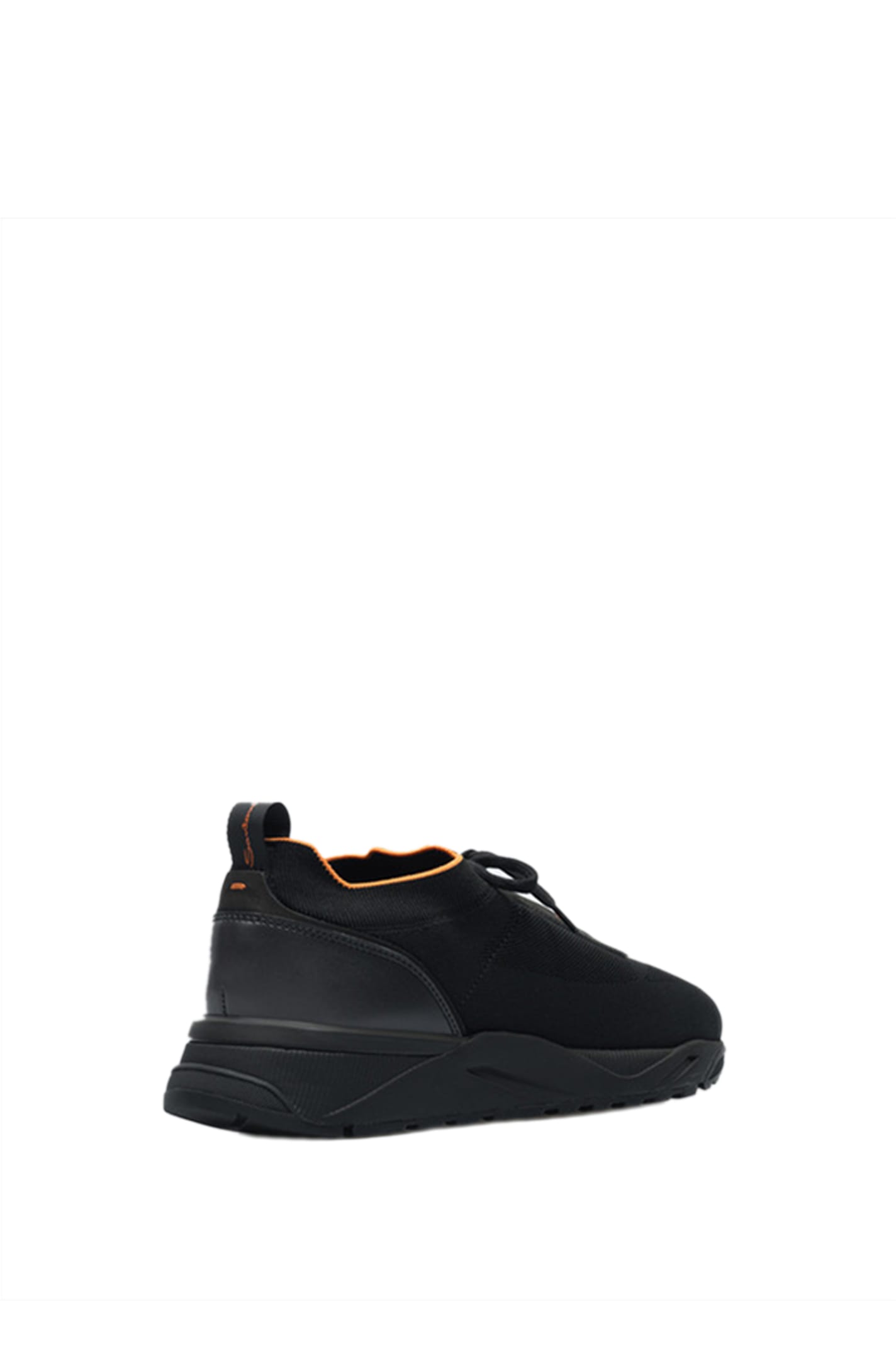 Shop Santoni Flin Sneakers In Black