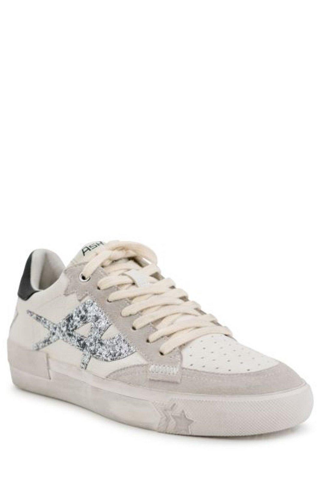 Shop Ash Logo Patch Low-top Sneakers In White