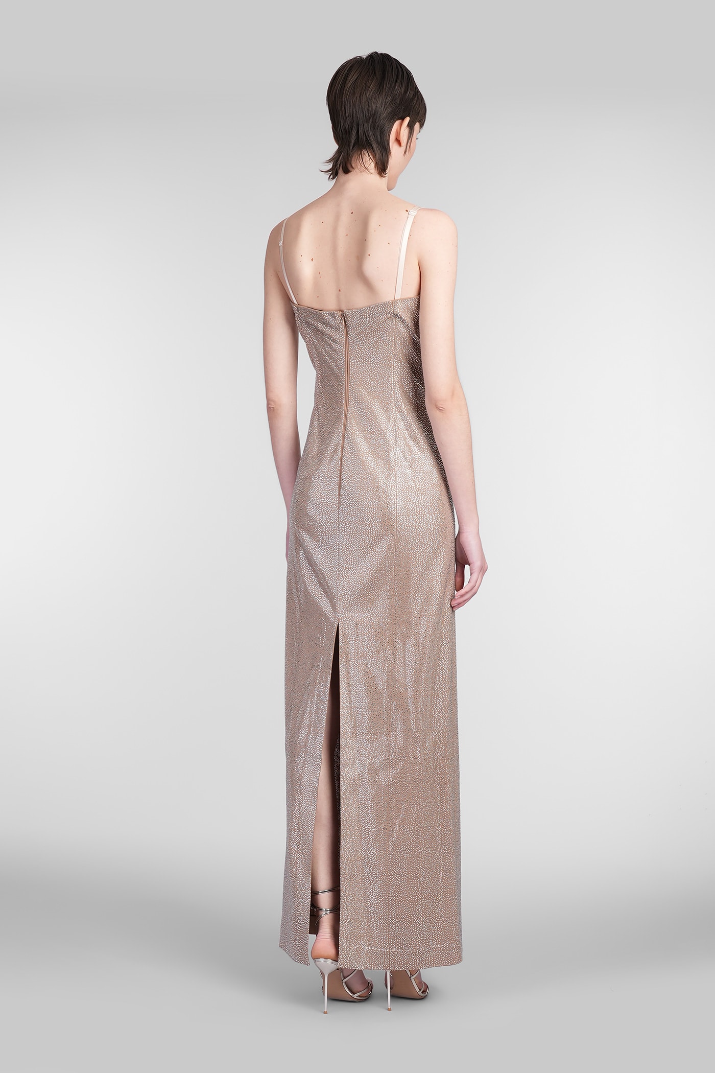 Giuseppe Di Morabito Rhinestone-embellished Gown In Silver
