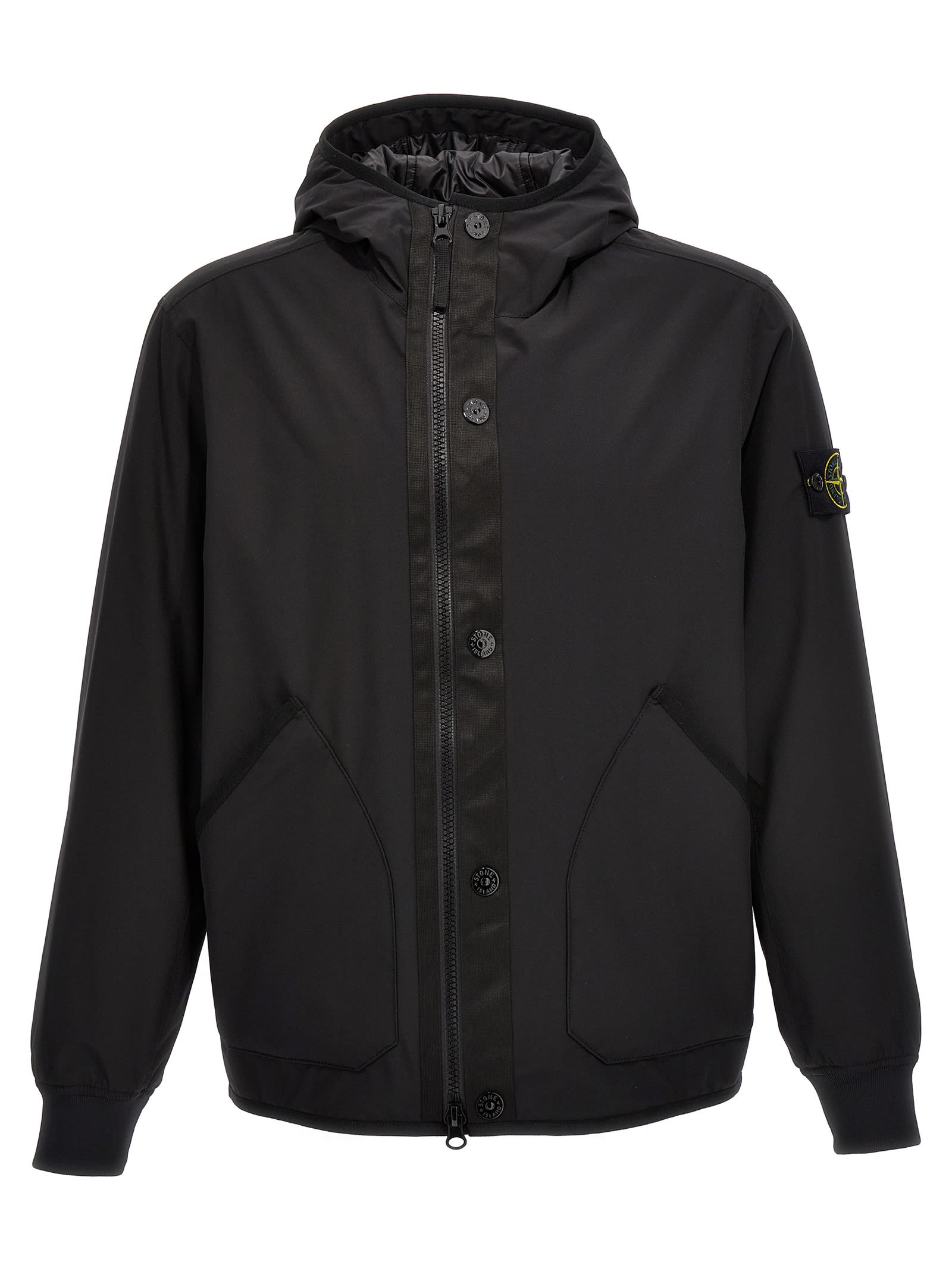 STONE ISLAND SOFT SHELL-R E.DYE TECHNOLOGY JACKET