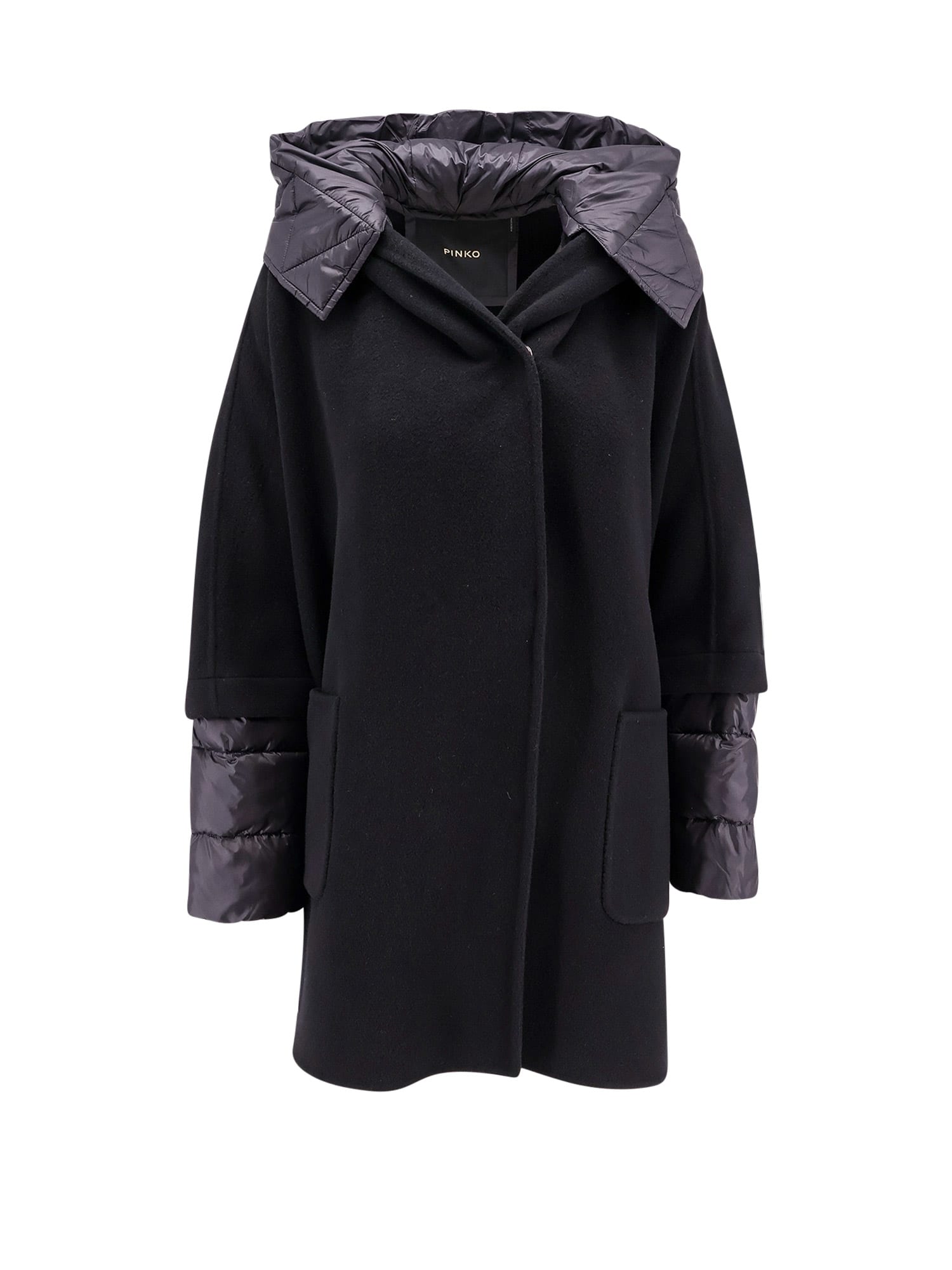 Shop Pinko Coat In Black