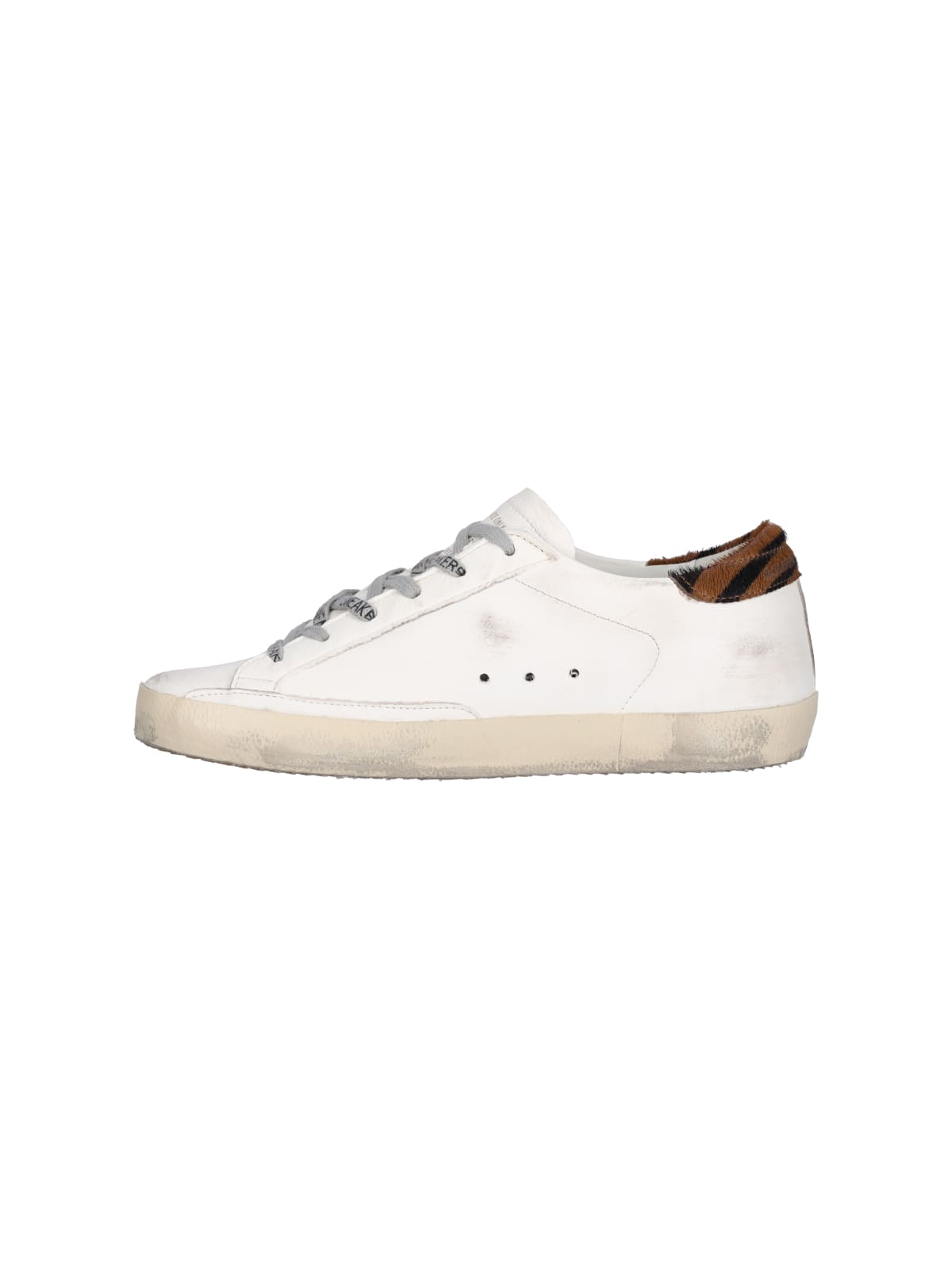 Shop Golden Goose Super Star Sneakers In White