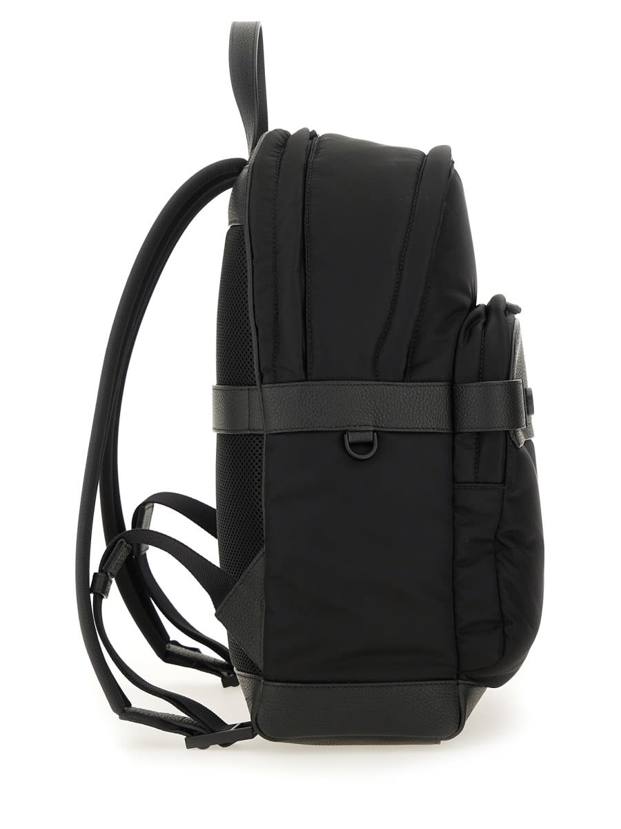 Ferragamo Versatile Backpack Featuring Adjustable Straps In Black
