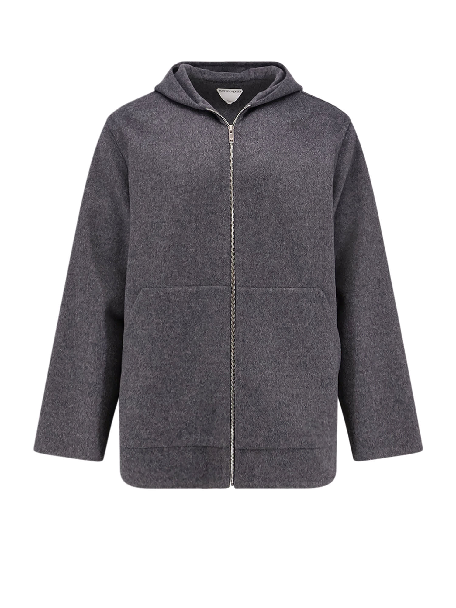 Bottega Veneta L Double Blouson Jacket In Gray
