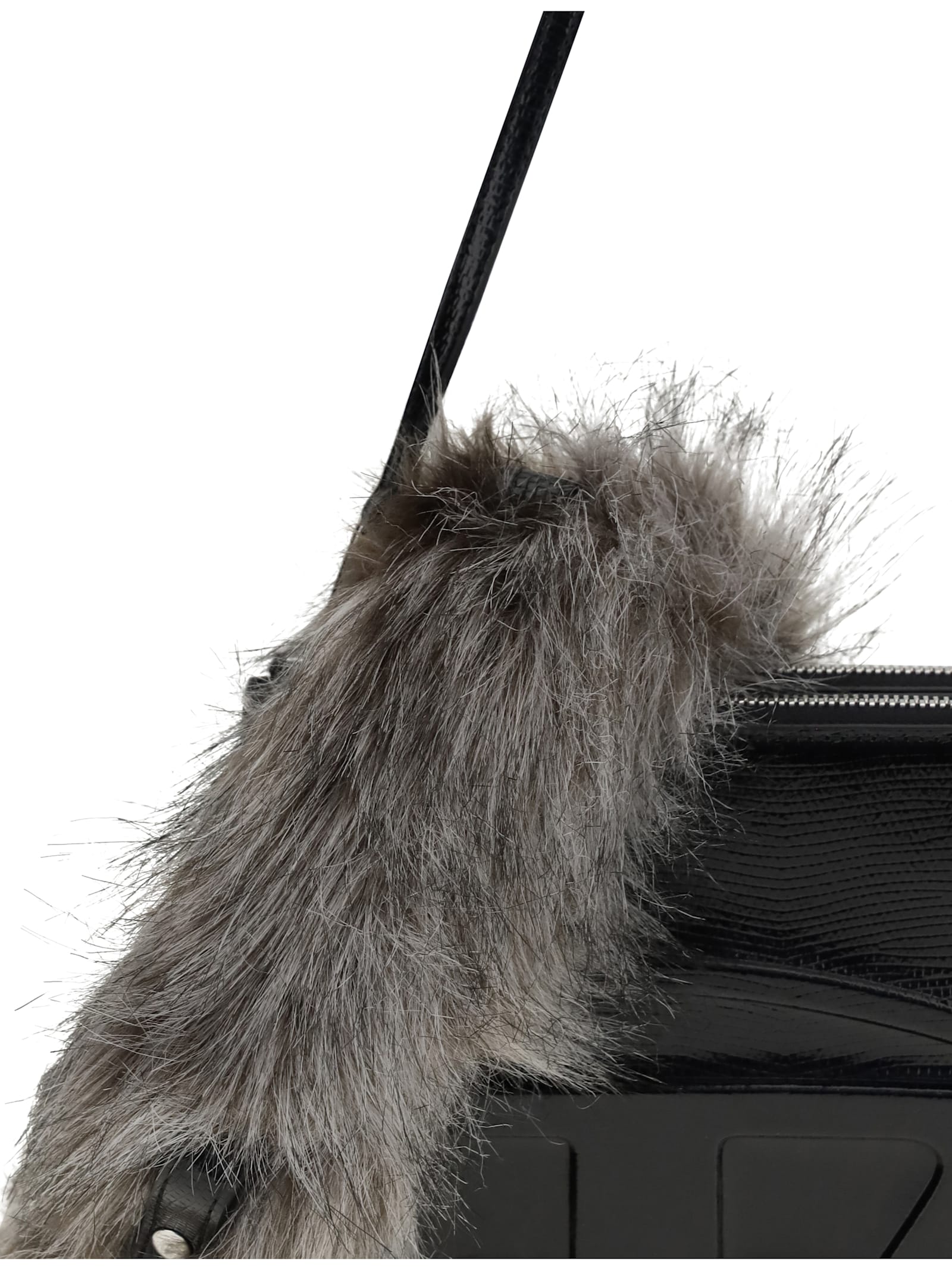 Diesel 1dr Twin Shoulder Bag In Black