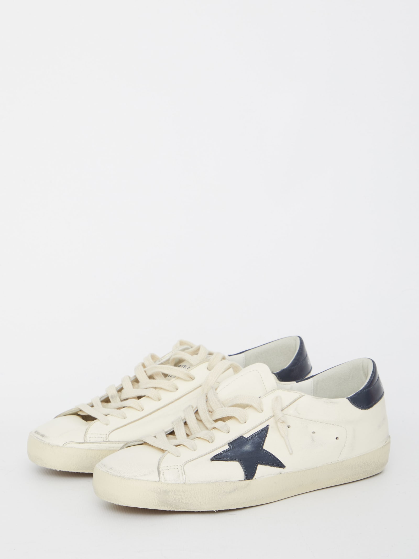 Shop Golden Goose Super-star Sneakers In Beige