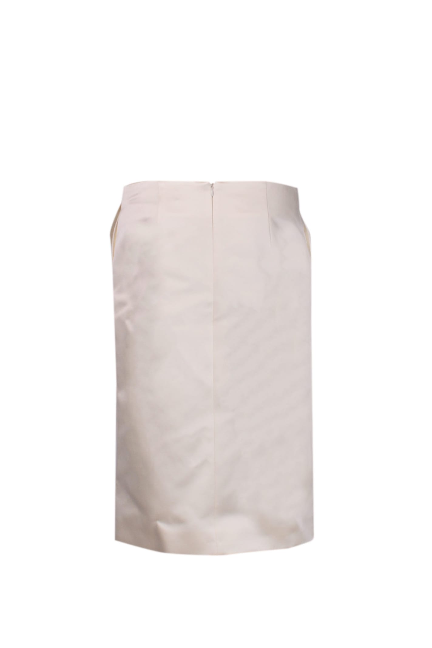 Shop Magda Butrym Skirt In Ivory