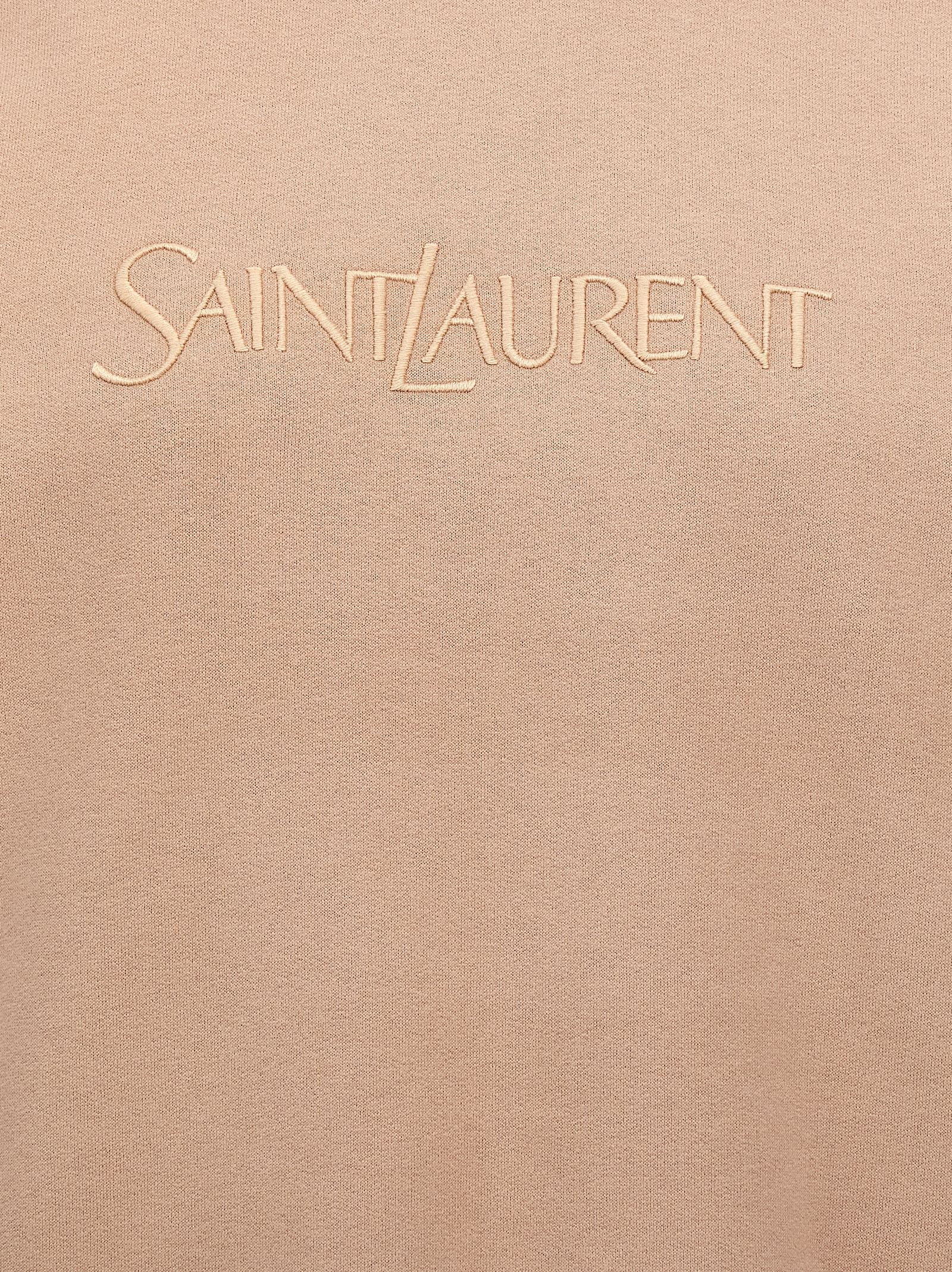 Shop Saint Laurent Sweatshirt In Pink