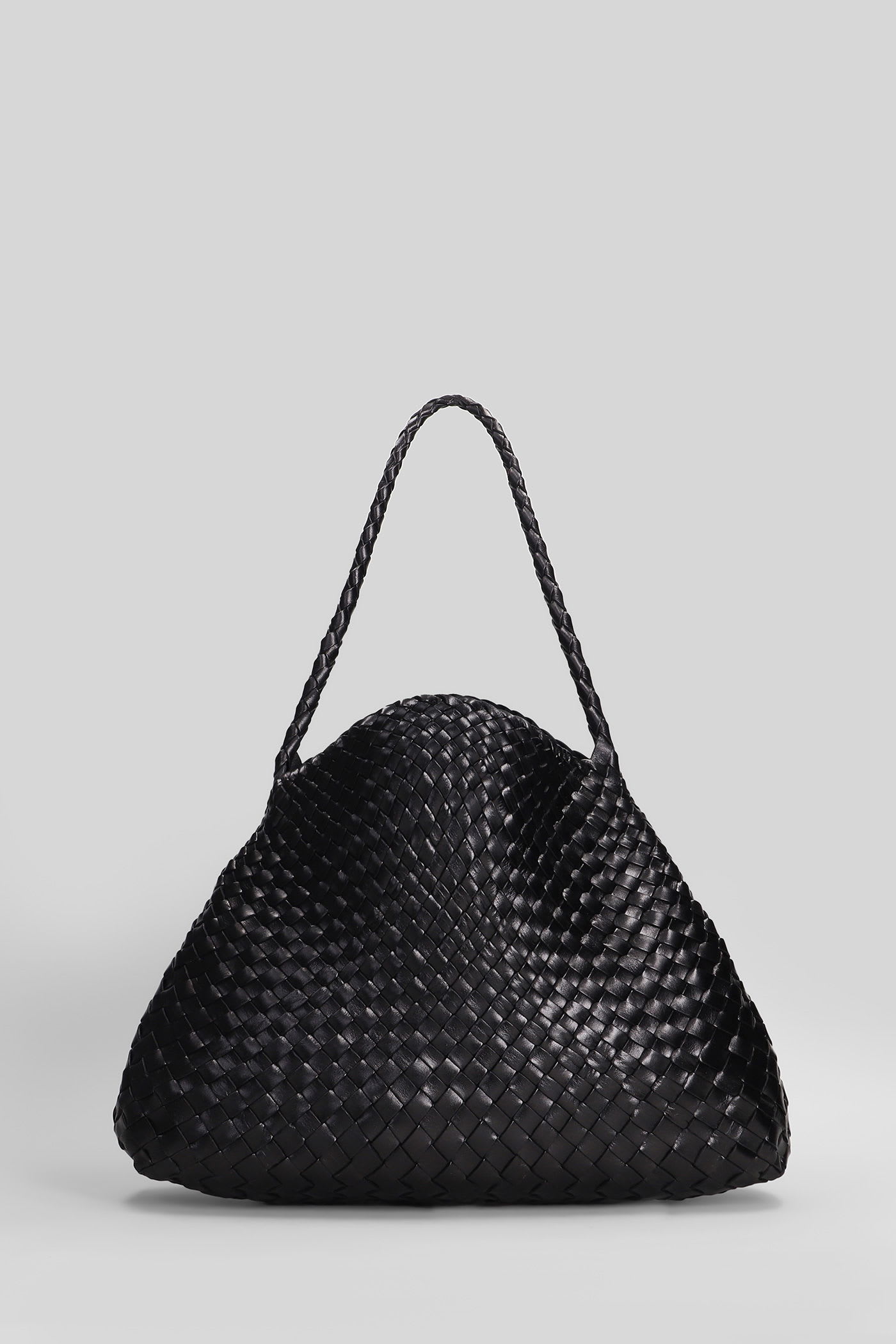 Dragon Diffusion Santa Maria Mini Hand Bag In Black Leather In Black