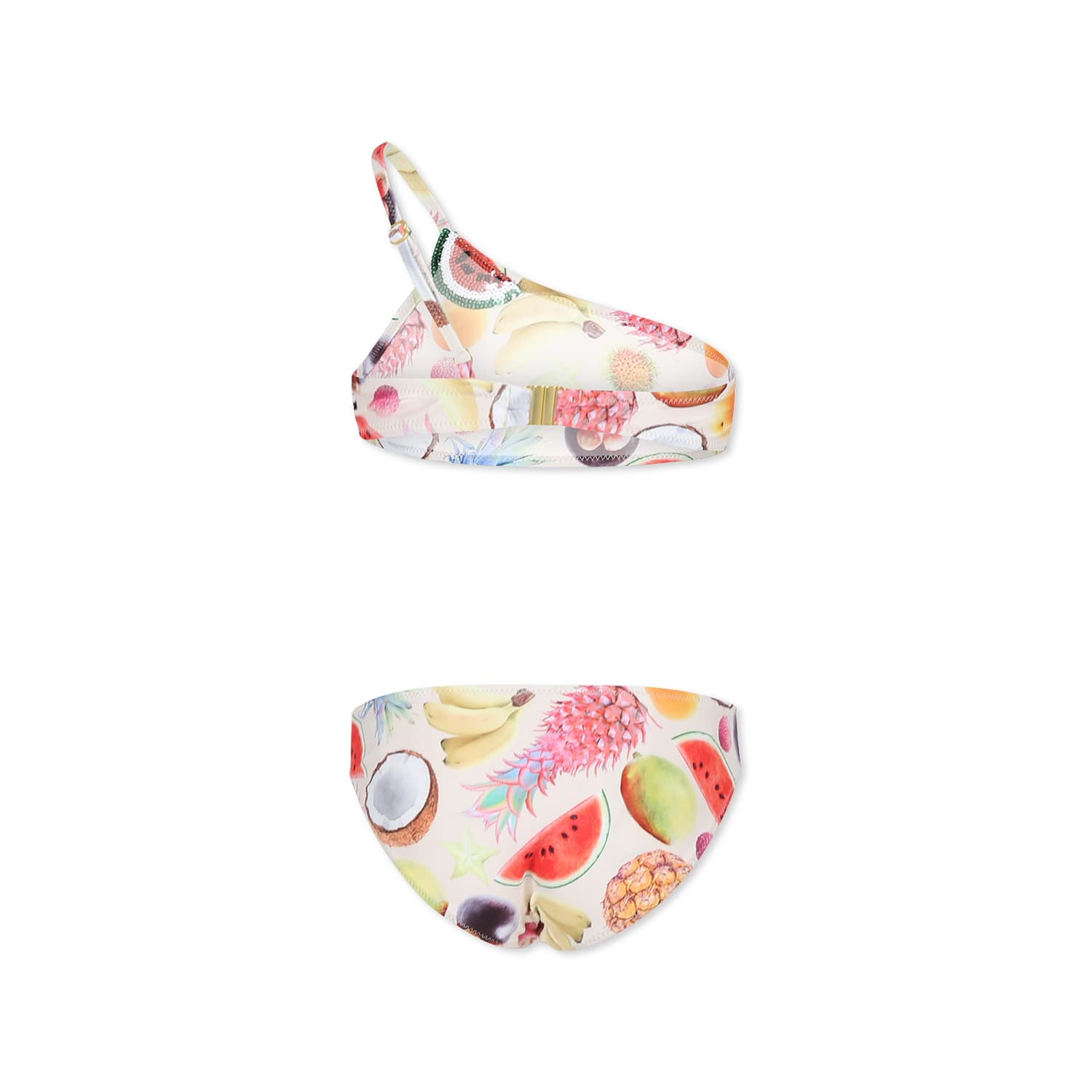 Molo Girls Naja Magical Fruits Bikini In Ivory