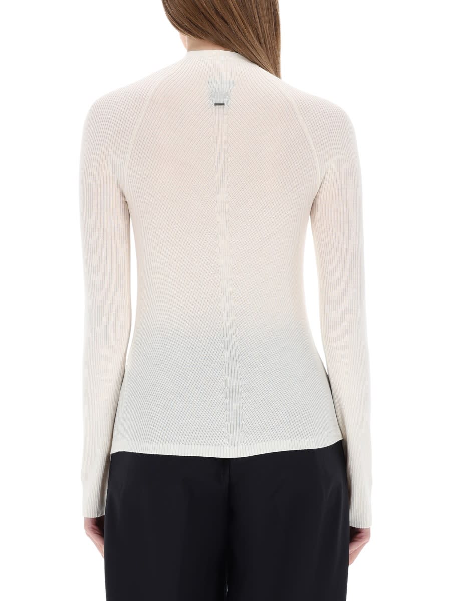 Hugo Boss Ribbed Knit In White