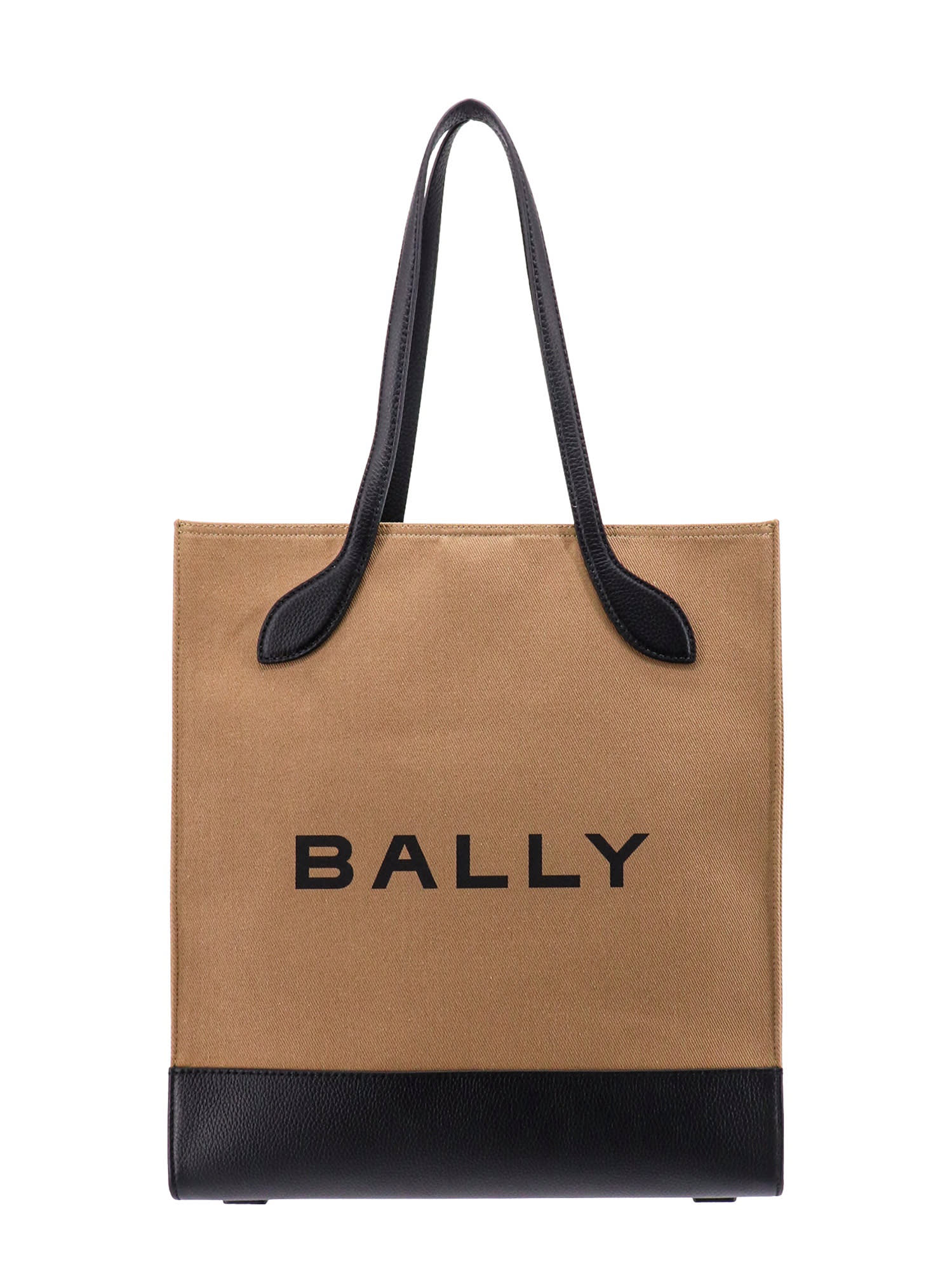 Shop Bally Shoulder Bag In Sand