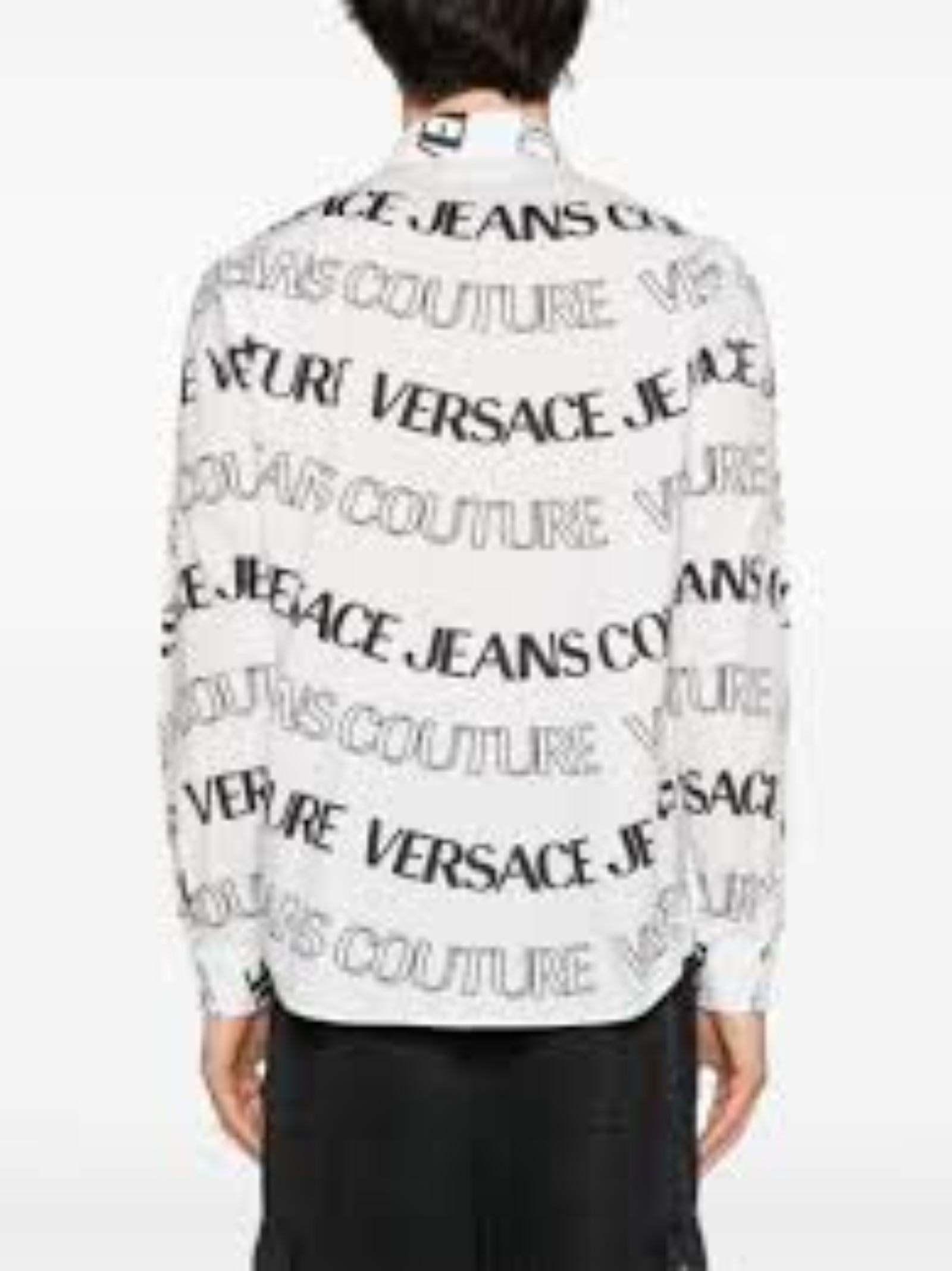 Shop Versace Jeans Couture Shirt In White