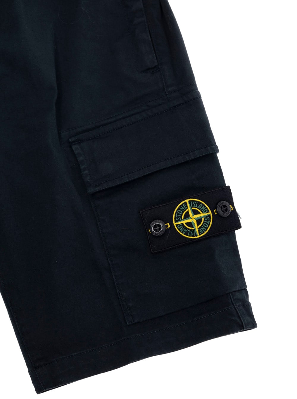 Stone Island Shorts Felpa In Blu