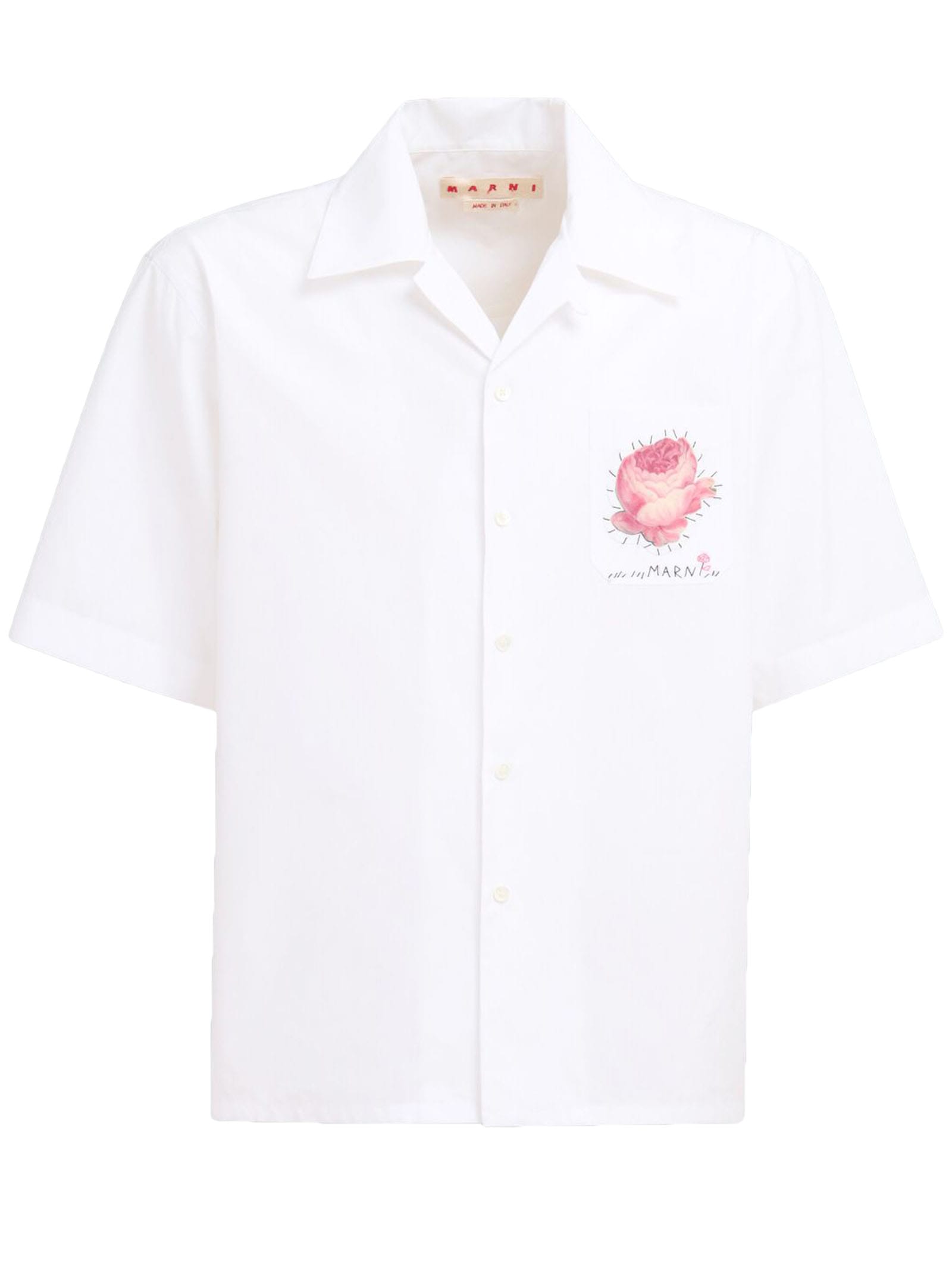 Shop Marni Shirts White