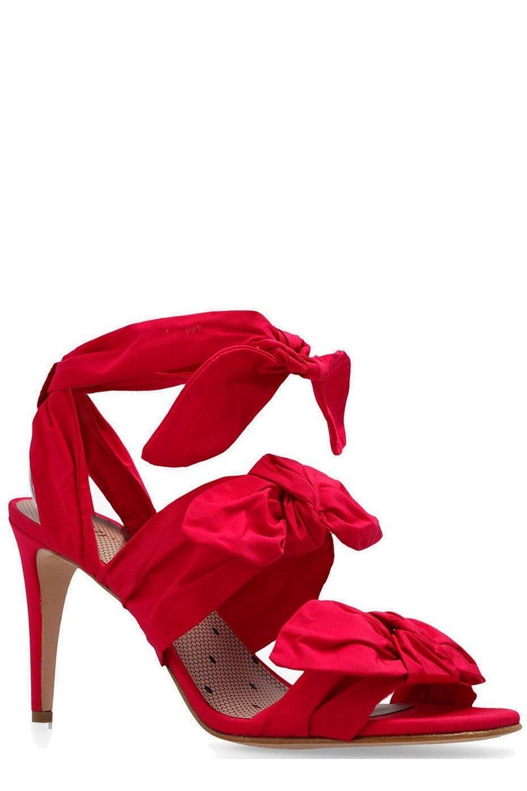 Red Valentino Knot Me Up Sandal In Magenta