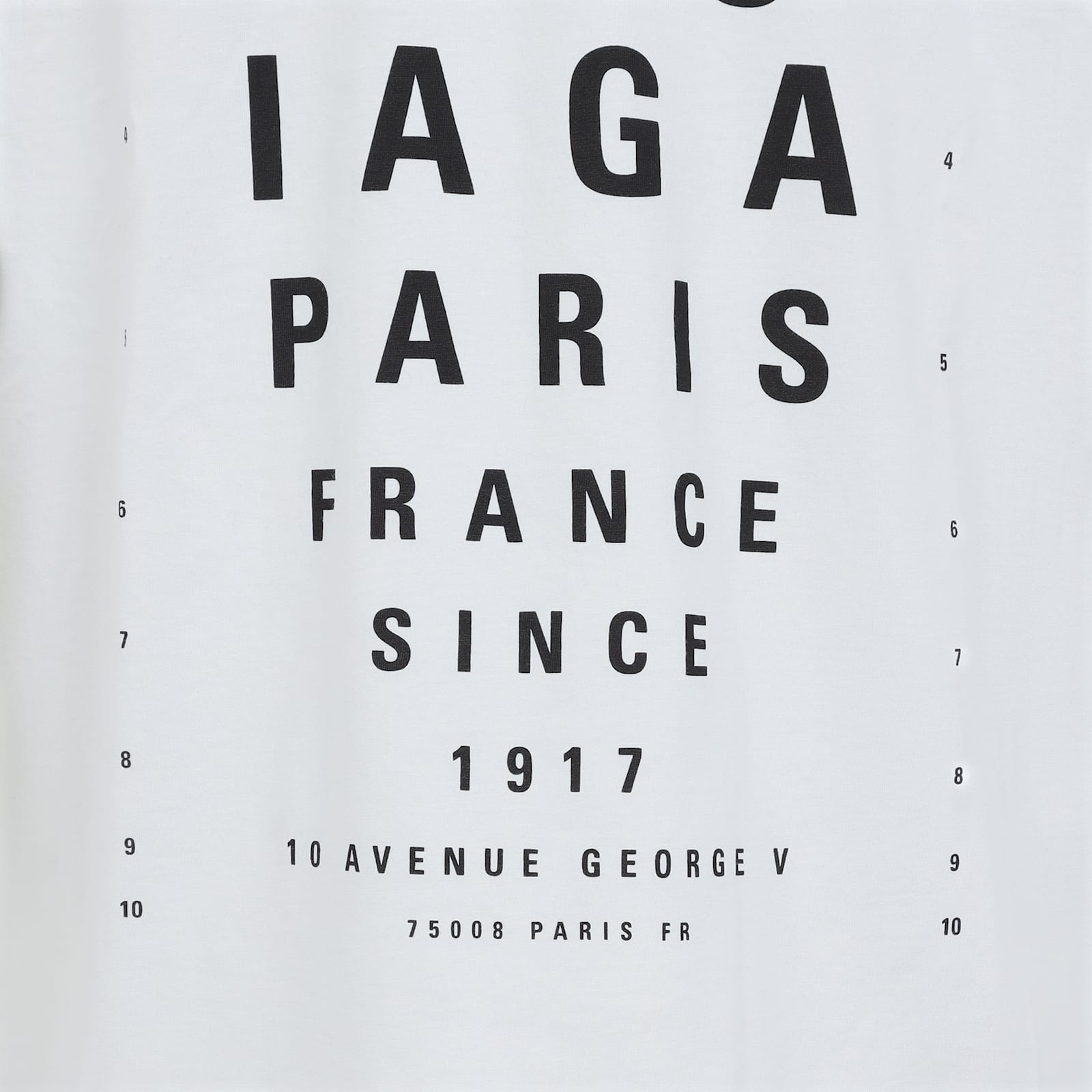 Balenciaga Optical T-shirt In Dirty White Black
