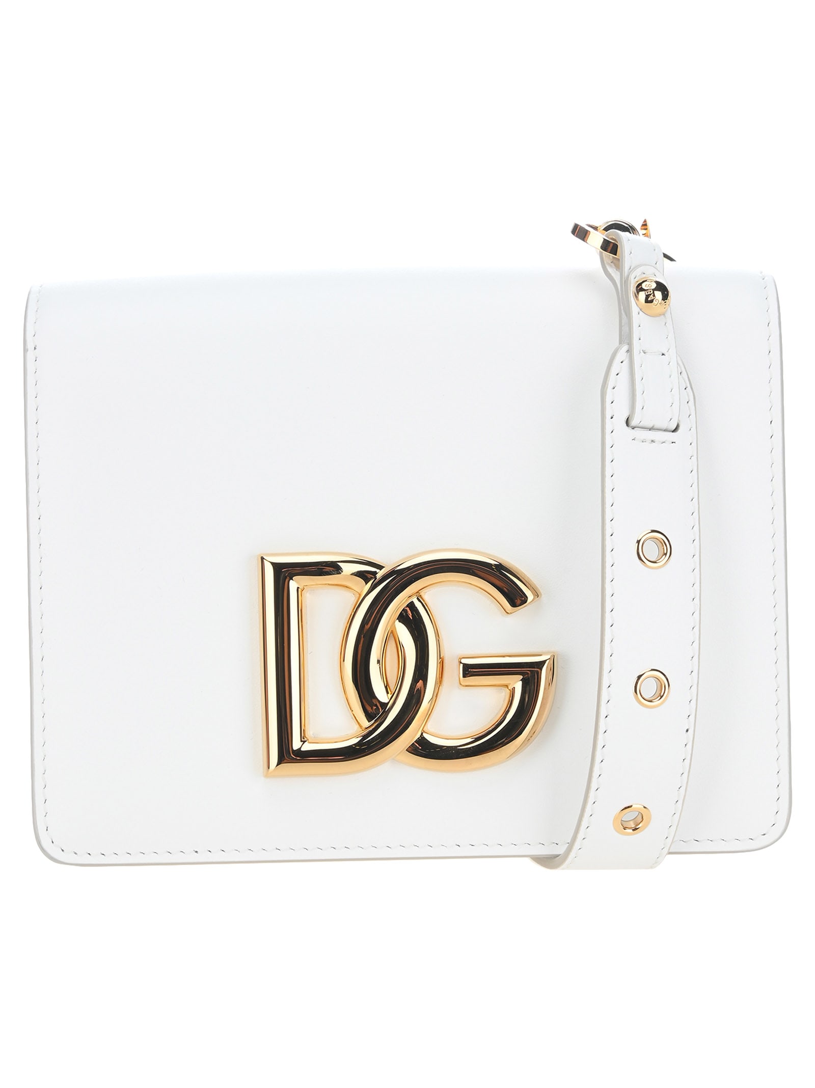 Dolce & Gabbana Dolce & gabbana Calfskin Crossbody 3.5 Bag