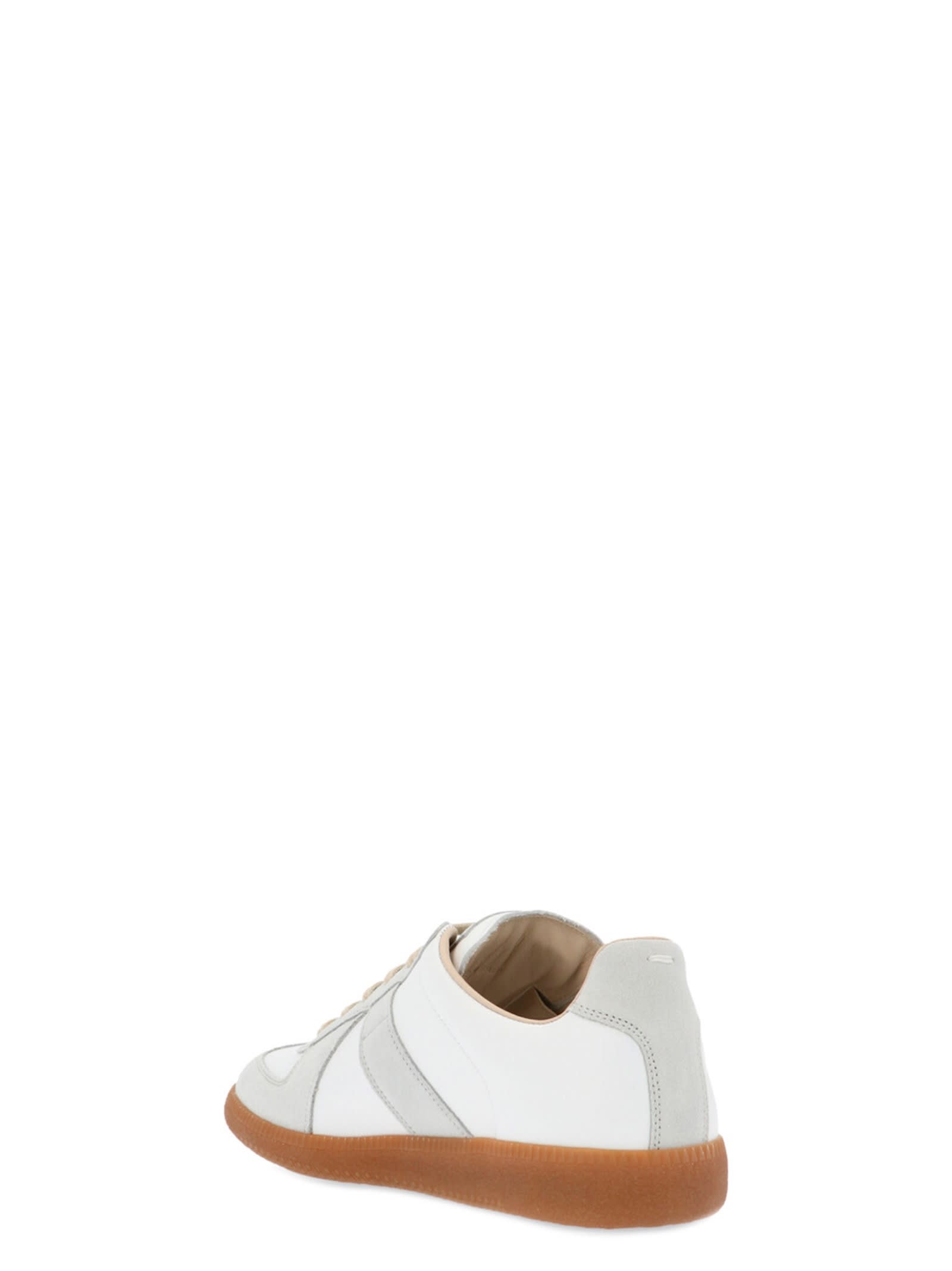 Shop Maison Margiela Replica Sneakers In White