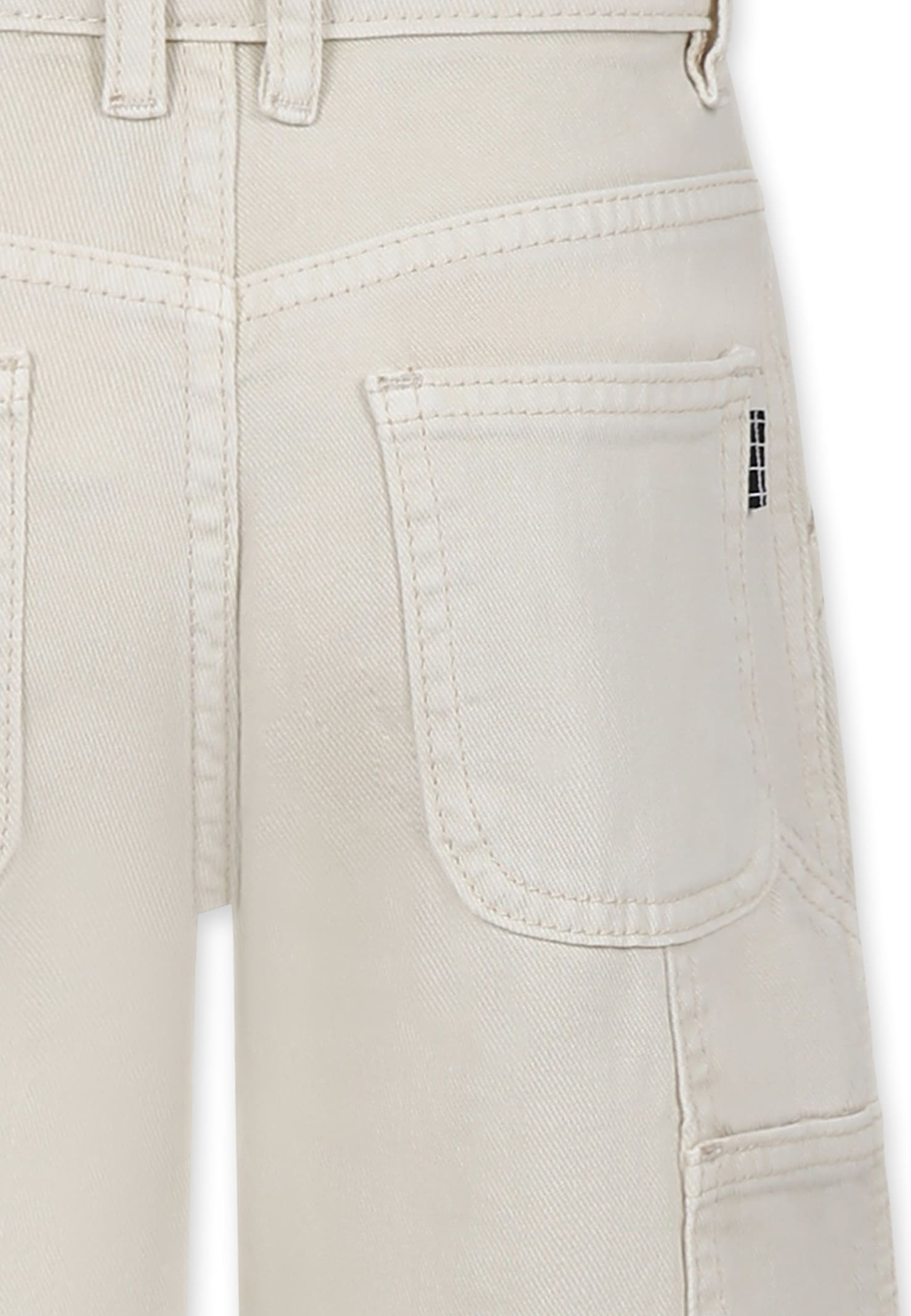 Molo Ivory Shorts For Boy In Ivory