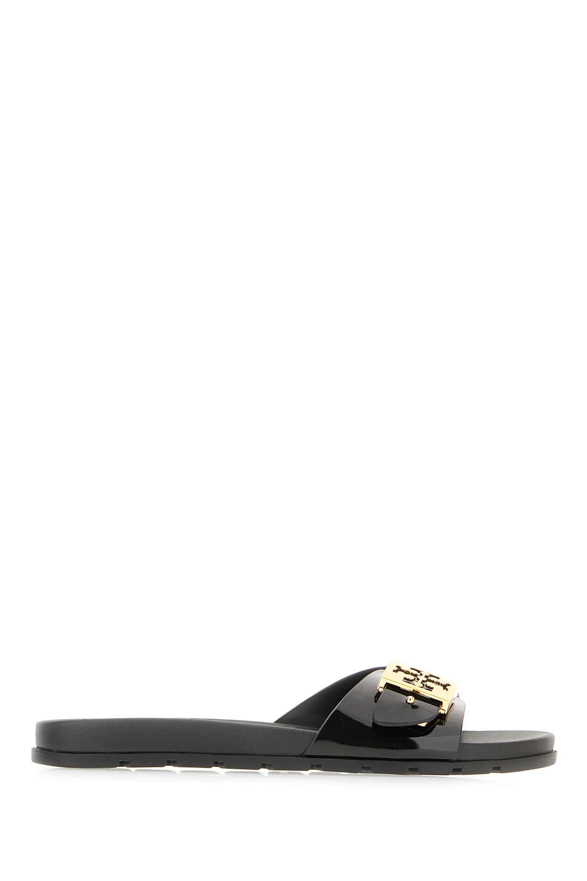 Black Rubber Slippers