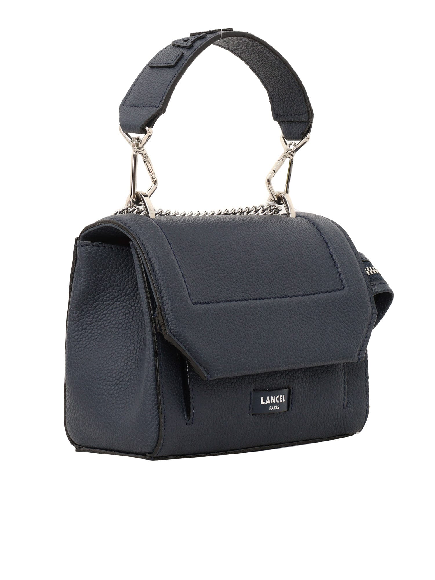 Lancel S Flap Bag In Blue