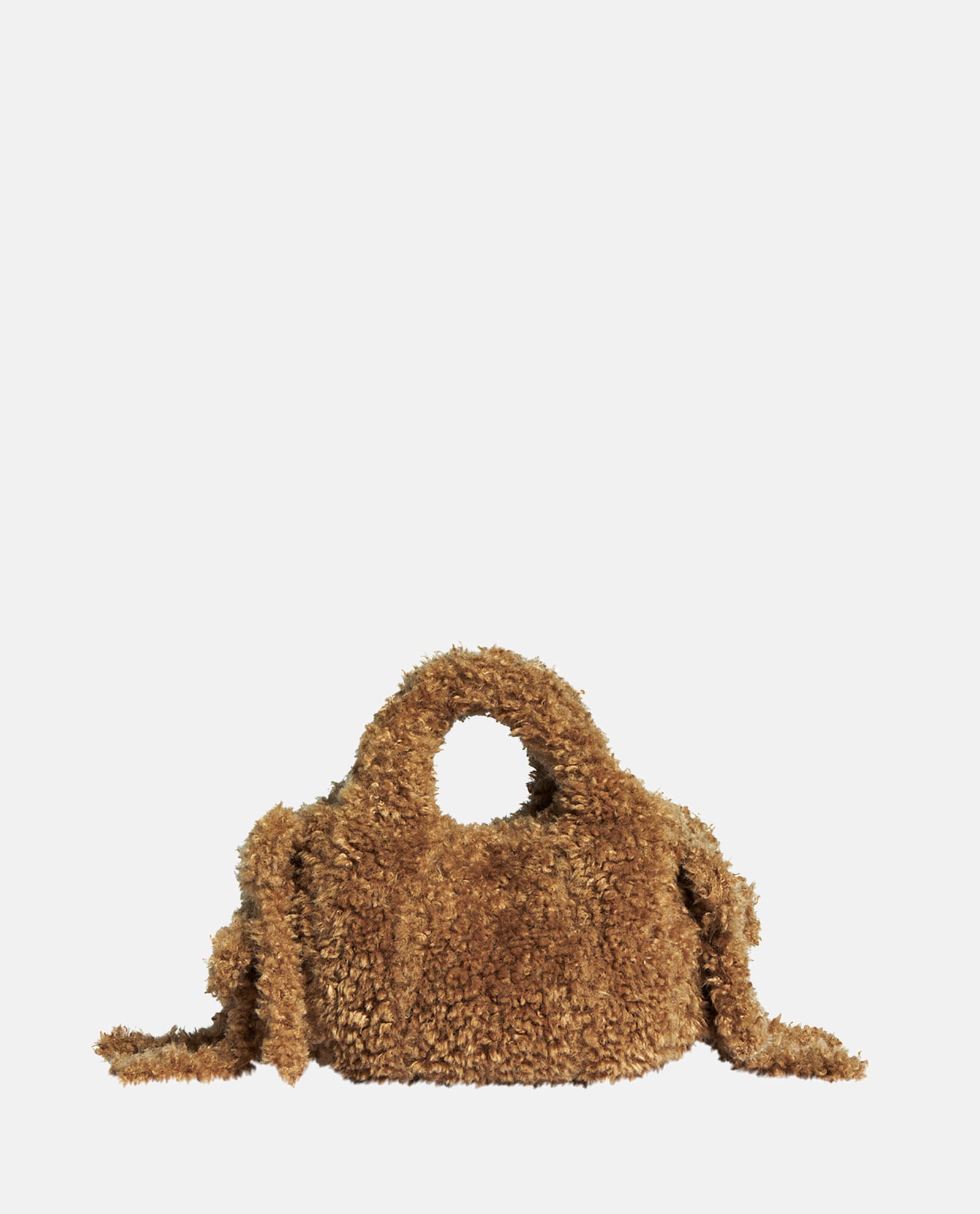 Shop Simone Rocha Baby Utility Egg Tote Bag W/ Emb In Brown