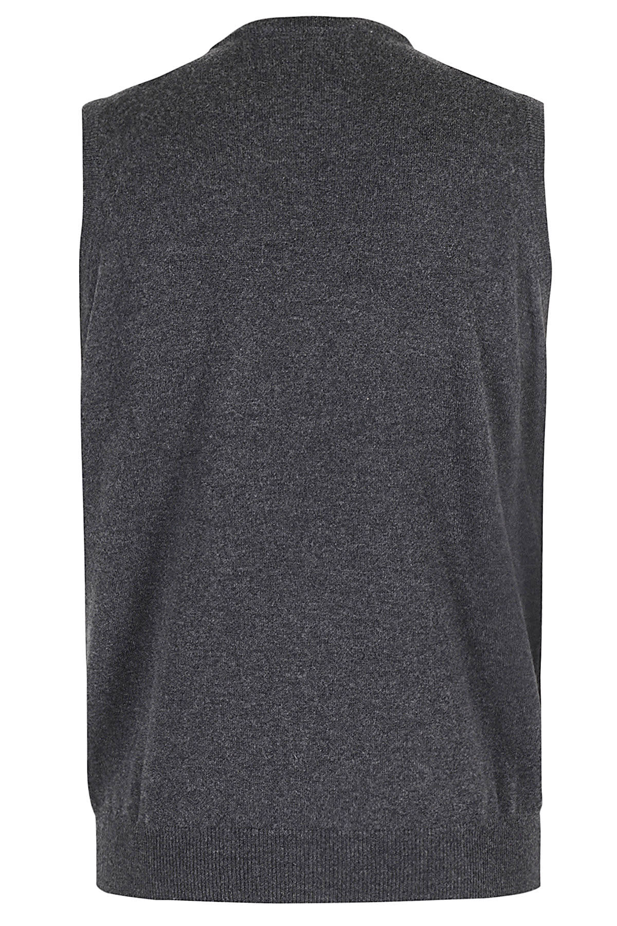 Filippo De Laurentiis Gilet Lana Cashmere In Antracite