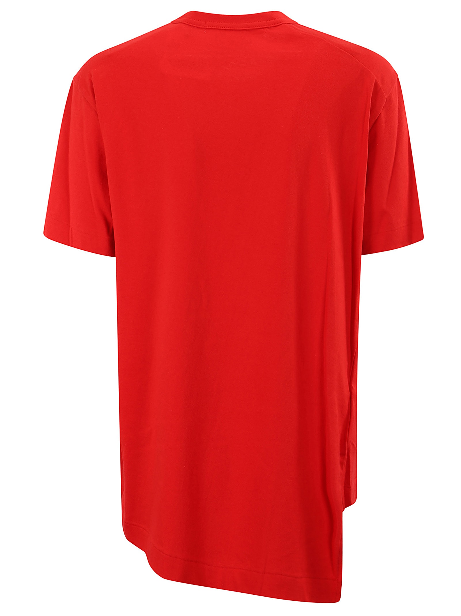 Shop Comme Des Garçons Comme Des Garçons Ladies T-shirt In Red/black