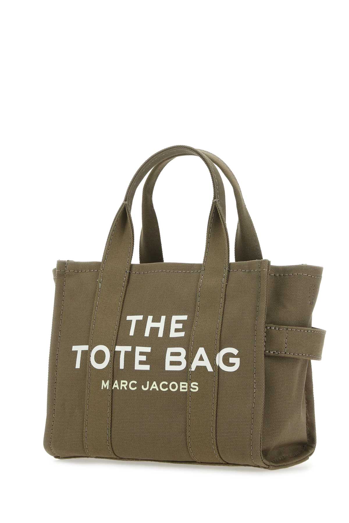 Marc Jacobs Women Mud Canvas Mini The Tote Bag Handbag