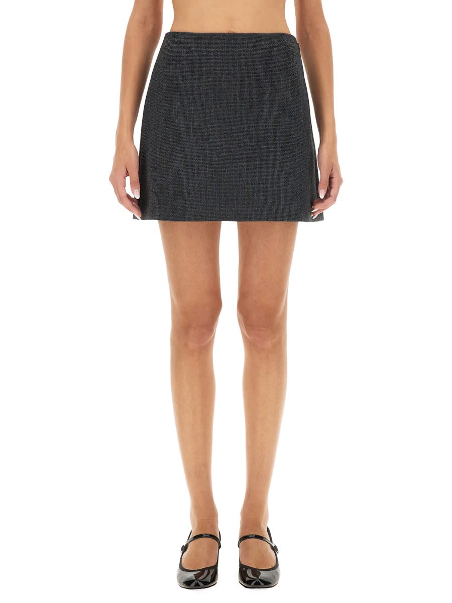 Shop Theory Mini Skirt In Black